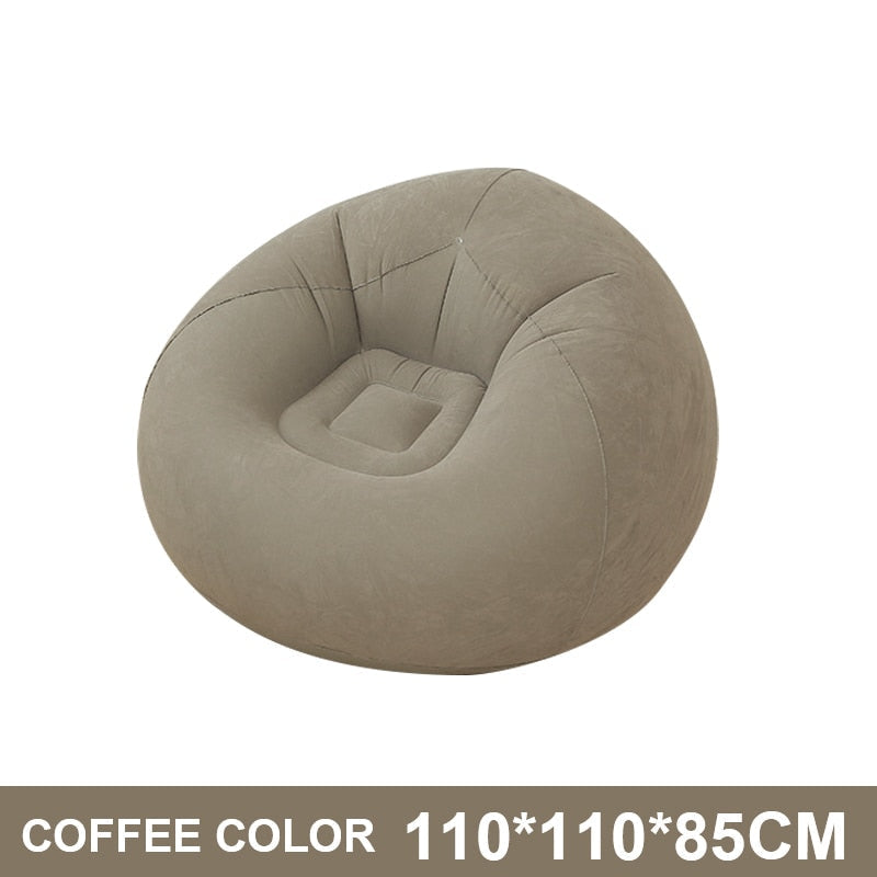 Large Lazy Inflatable Sofa Chairs PVC Lounger Seat Bean Bag Sofas Pouf Puff Couch Tatami Living Room Supply-1