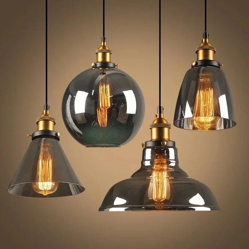 DecorBites™ Vintage Pendant Lights Glass Hanging