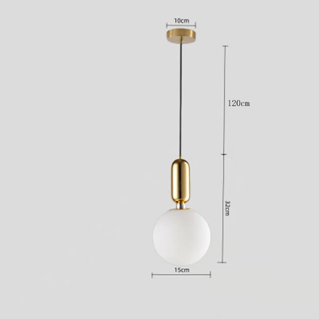 DecorBites™ Glass LED Pendant Lights Indoor