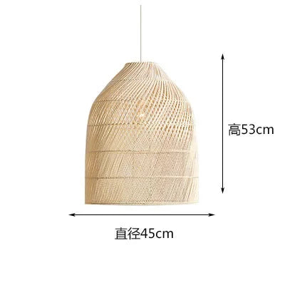 Rattan Pendant Lamp LED
