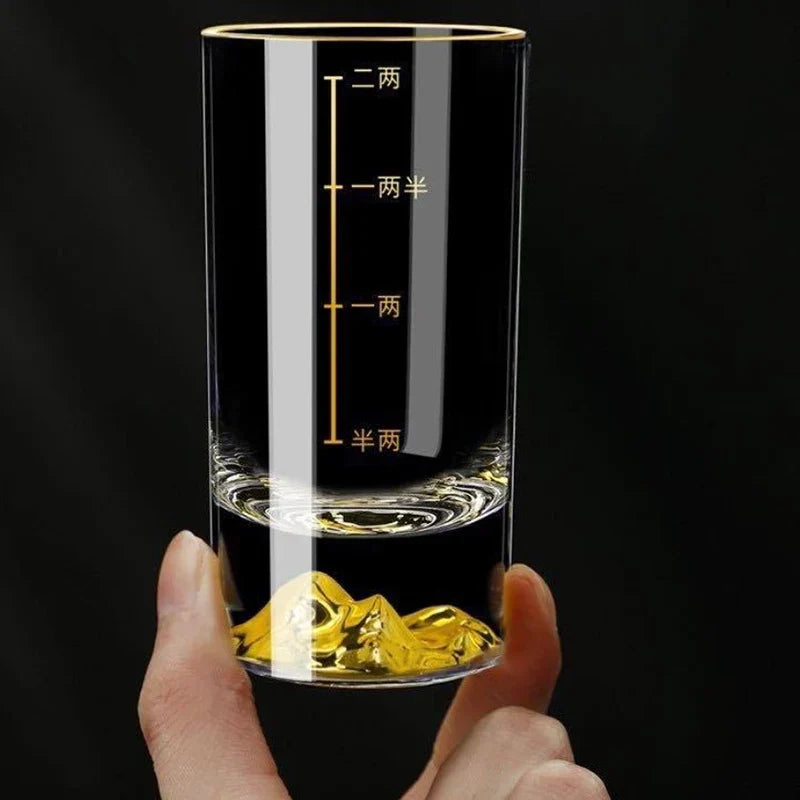 Dlight Decor Golden Line Brandy Glass Set 100ml x6