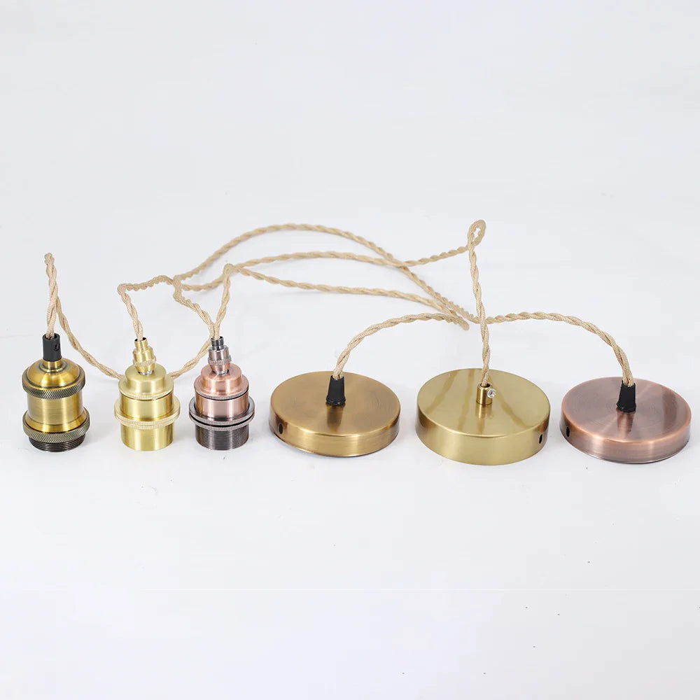 DecorBites™ Aluminum Vintage Chandelier Lamp Holder