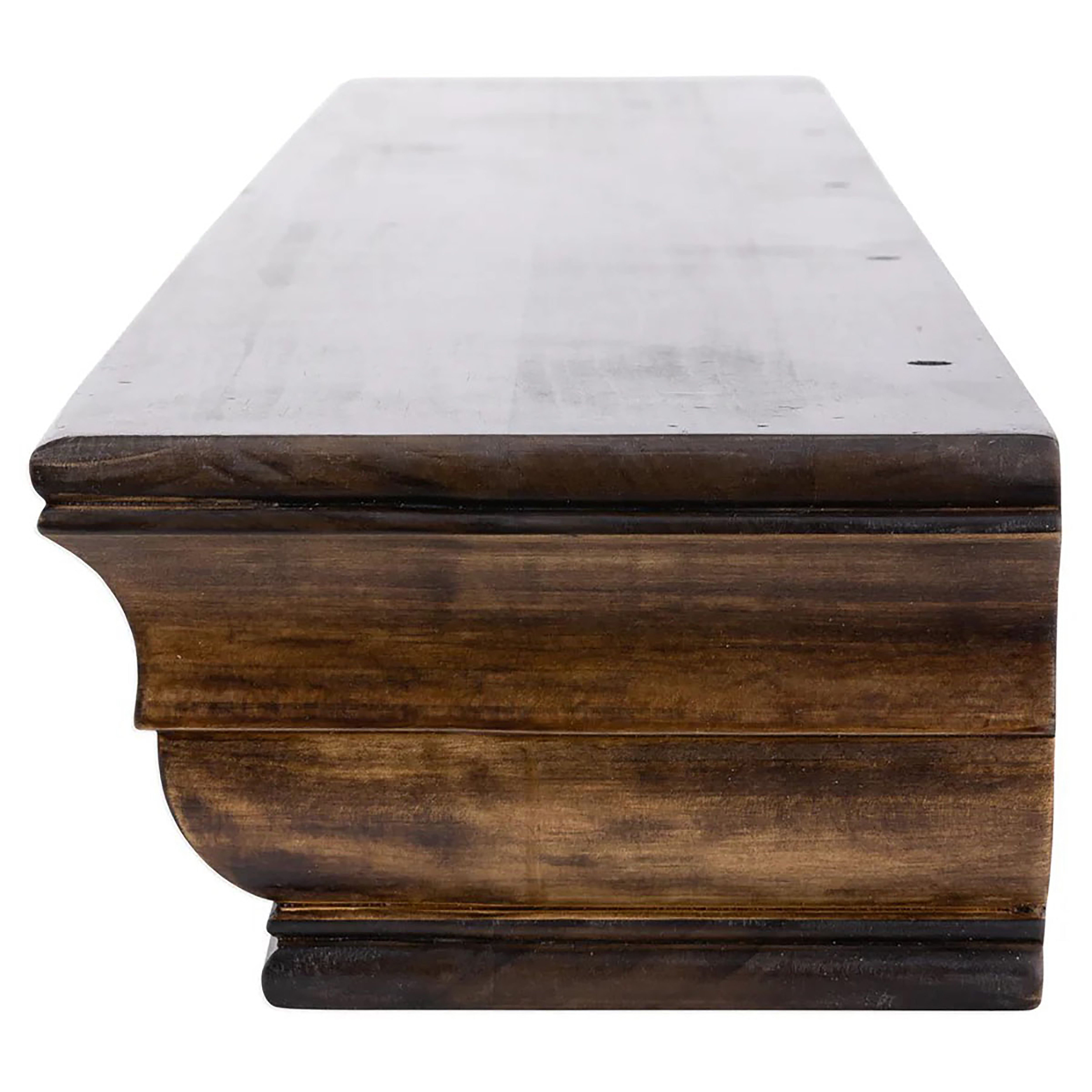 Shaker Fireplace Mantel Shelf – Real Wood