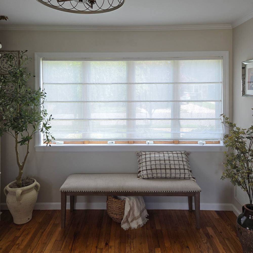Sharron Linen Sheer Roman Shade
