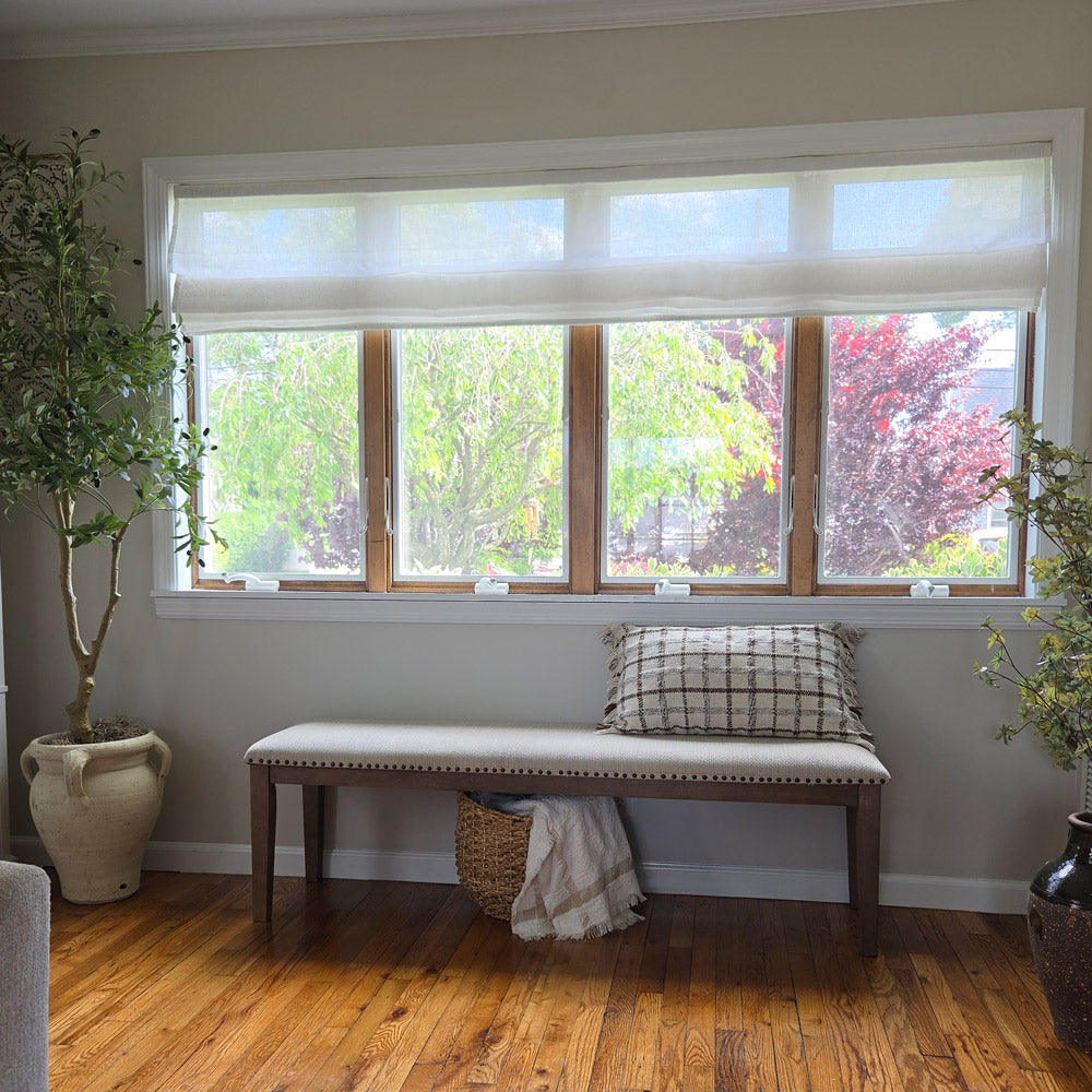 Sharron Linen Sheer Roman Shade