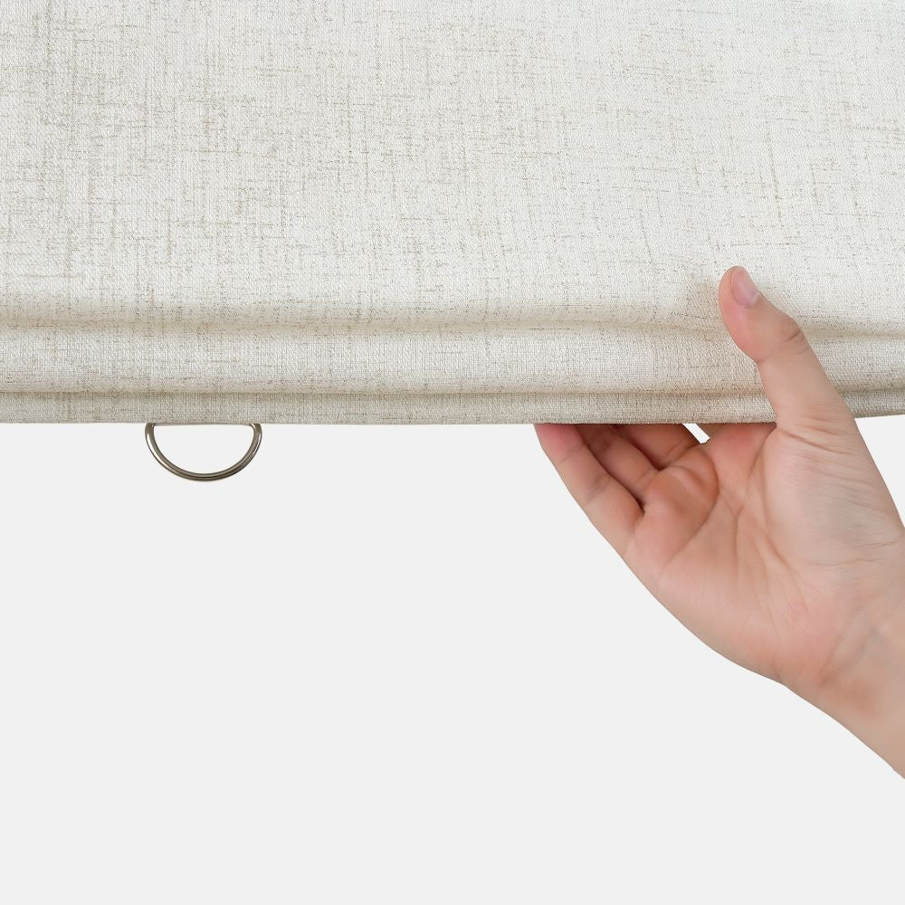Sharron Linen Sheer Roman Shade