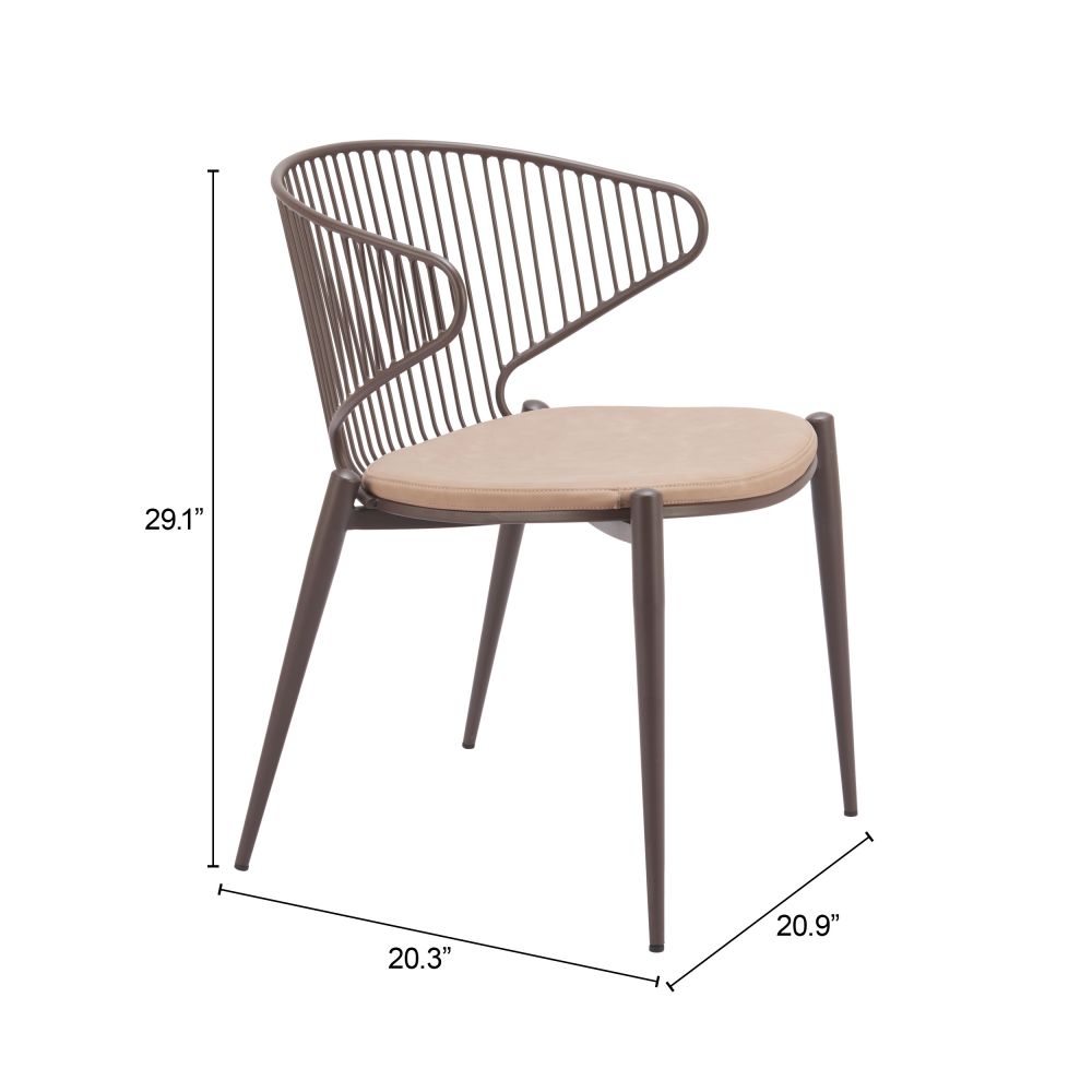 Silues Faux Leather Dining Chair 2PC