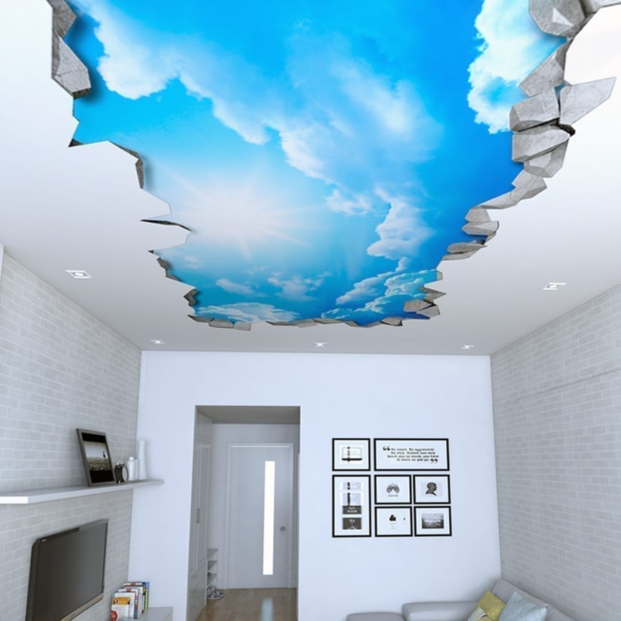 Sky 3D Effect Ceiling Decals-0