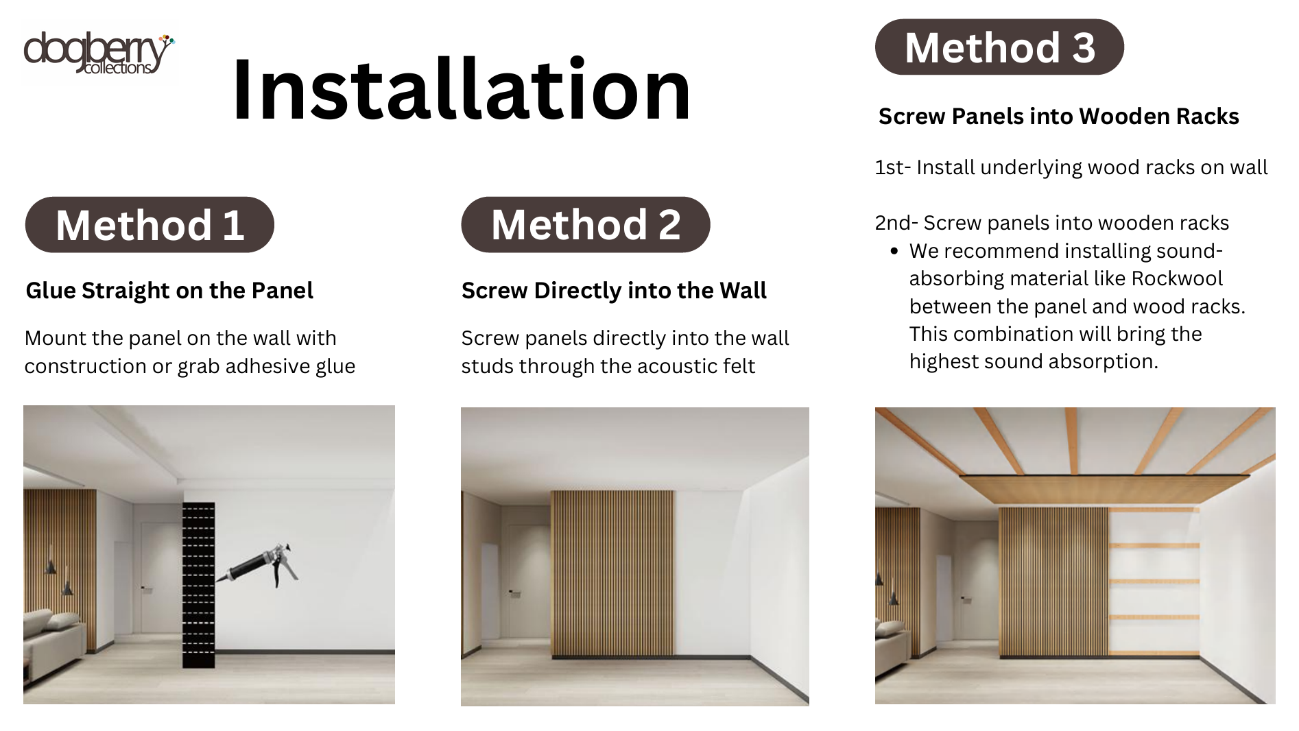 2-Pack Acoustic Wall Panels – Gray