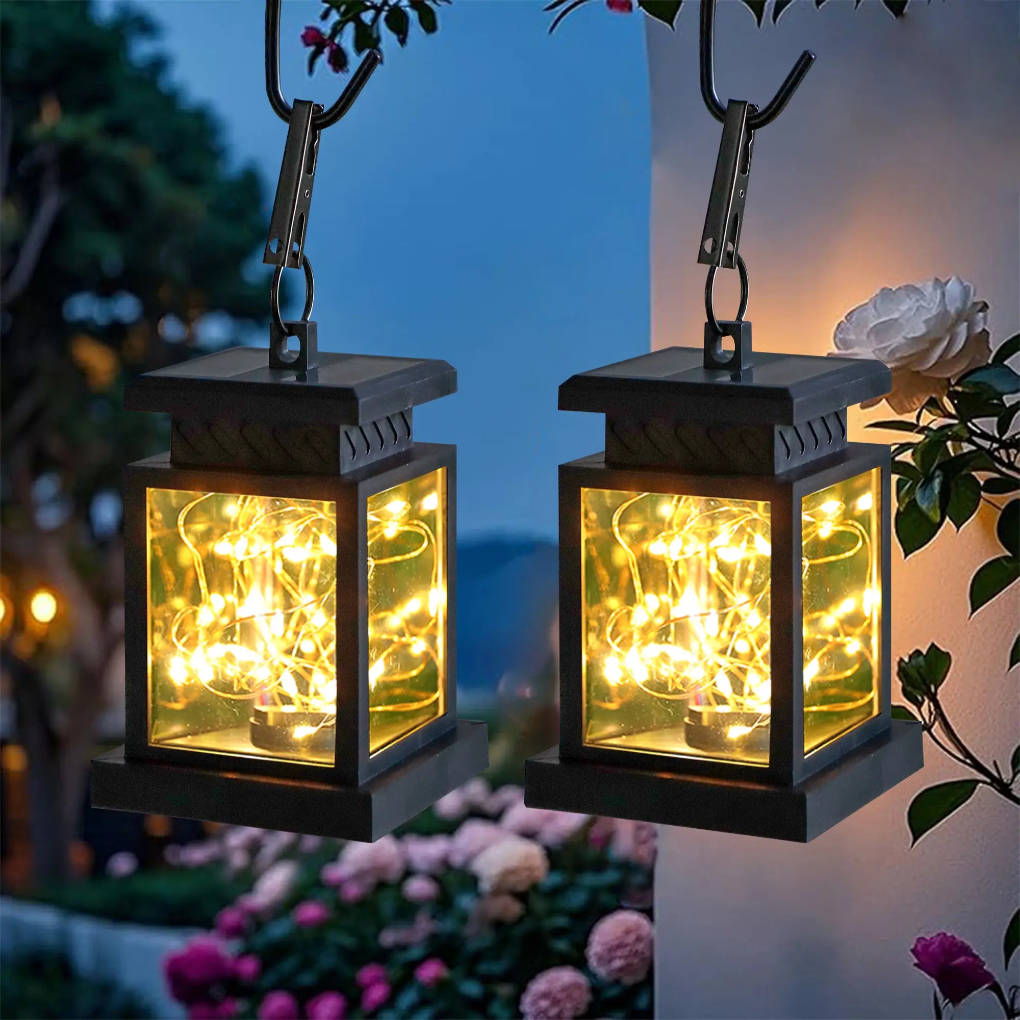 Set of 6 Solar Lantern Lights-3