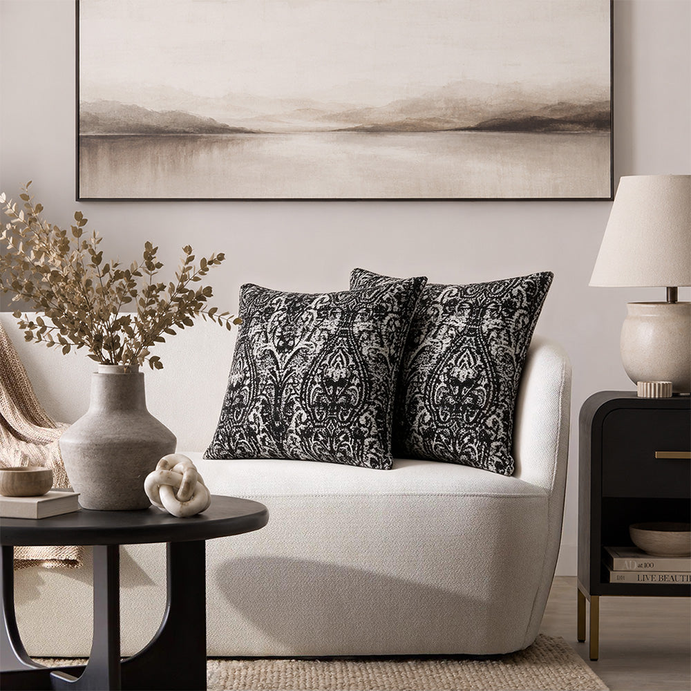 Soren Damask Jacquard Pillow Covers