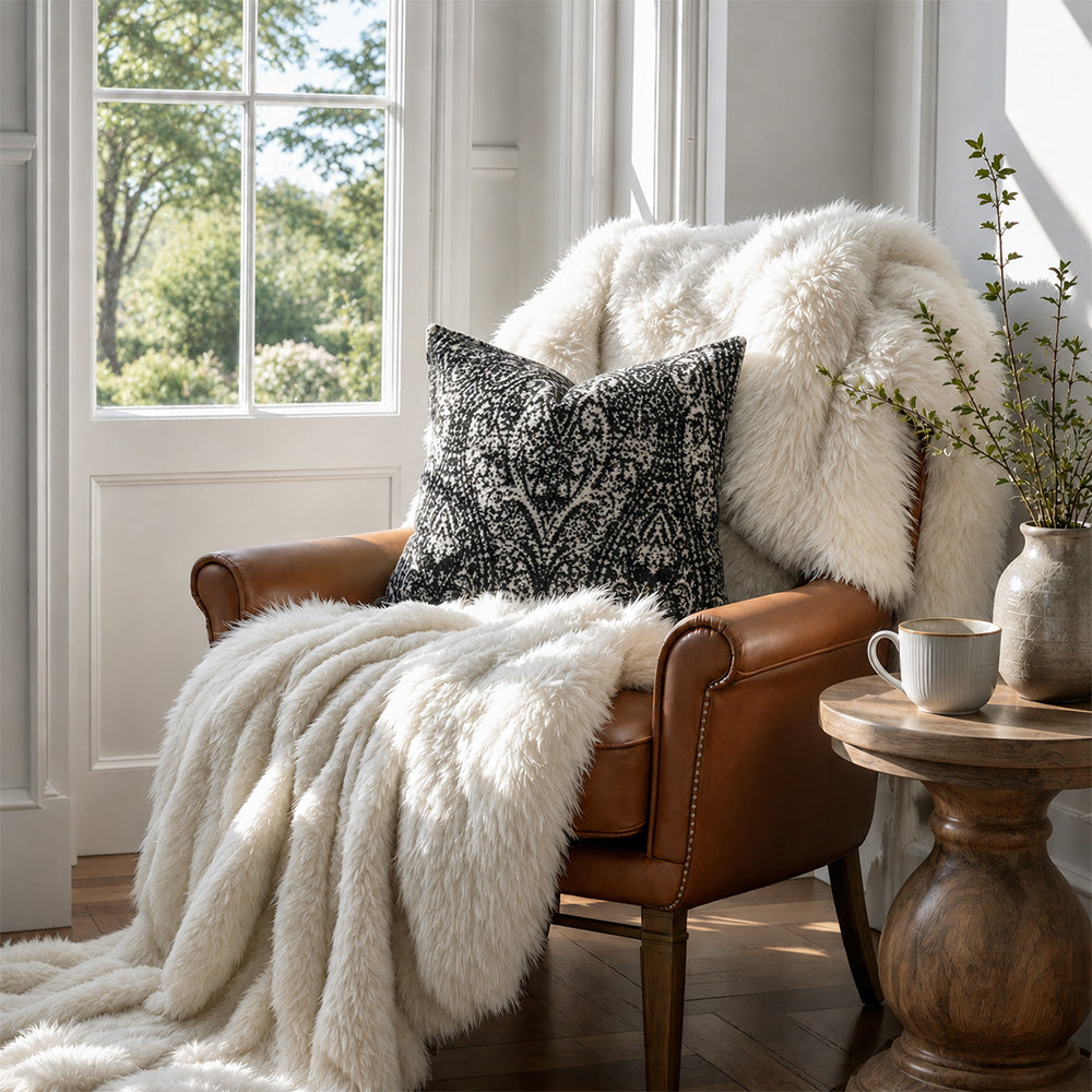 Soren Damask Jacquard Pillow Covers