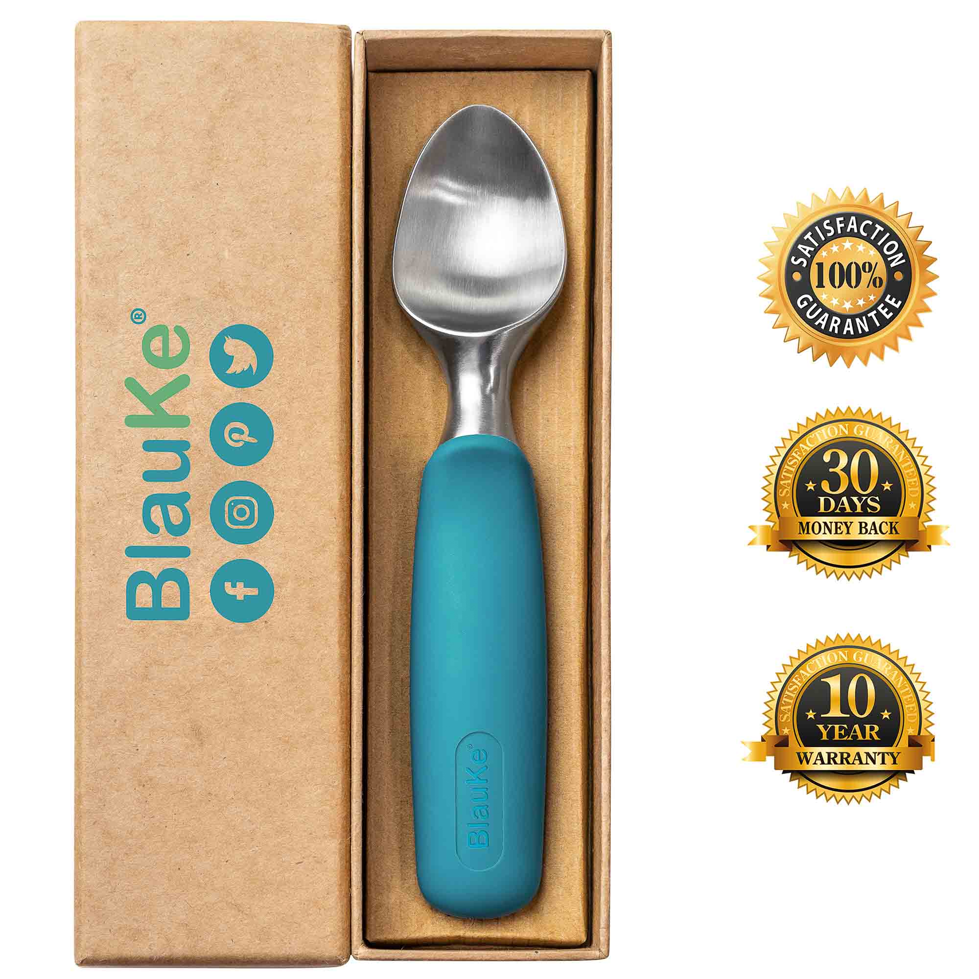 Stainless Steel Ice Cream Scoop - Professional Ice Scooper-1