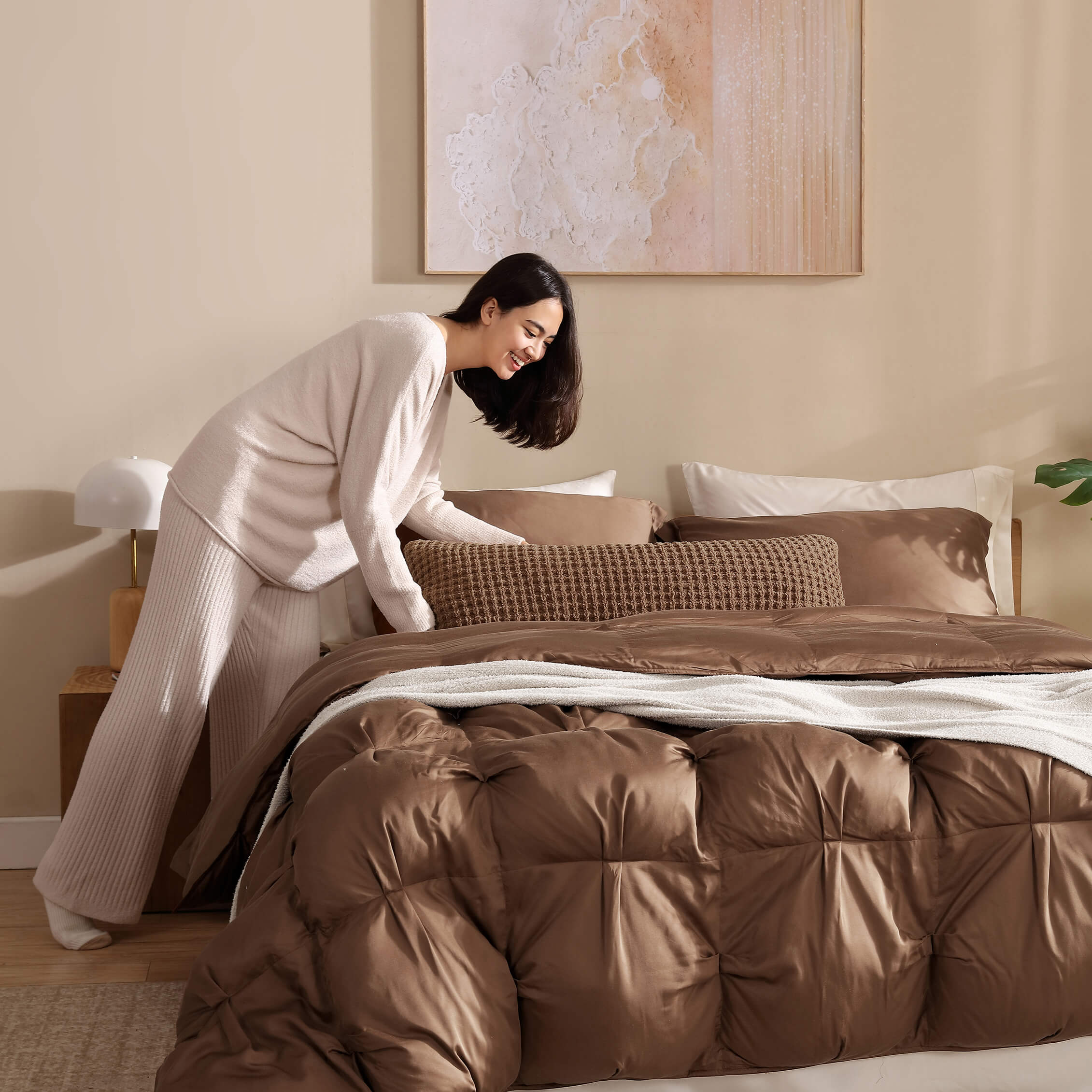 Premium Bamboo Viscose Bubble Comforter