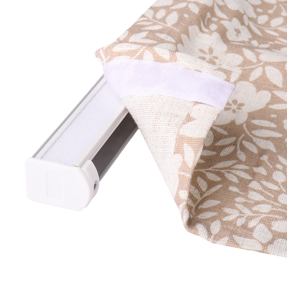 Susie Ditsy Toffee Floral Roman Shades