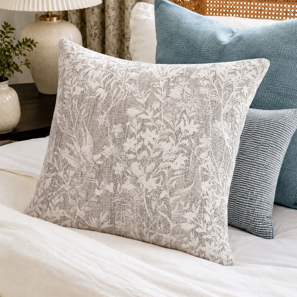 Sylva Foliage Pattern Jacquard Pillow Covers