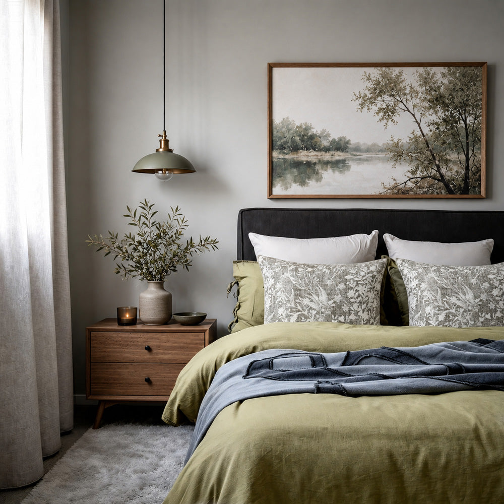 Sylva Foliage Pattern Jacquard Pillow Covers