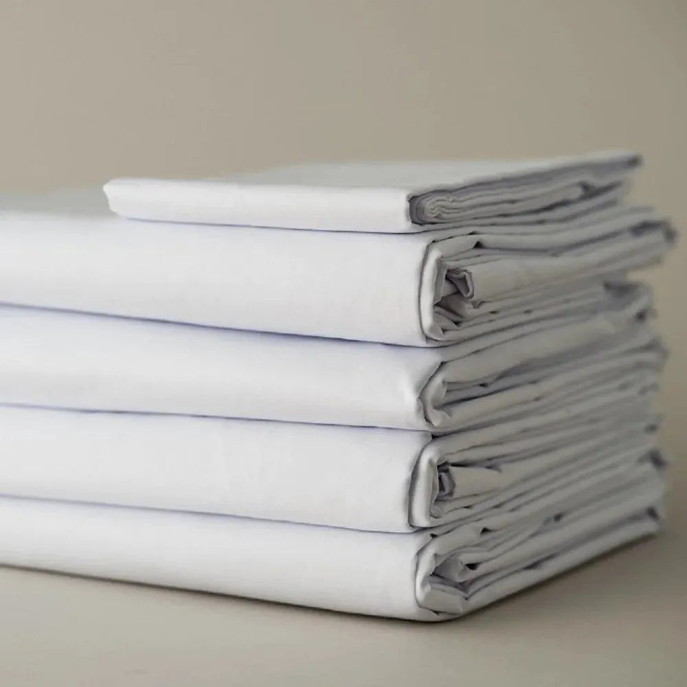 T-300 White Combed Cotton Sheets-1