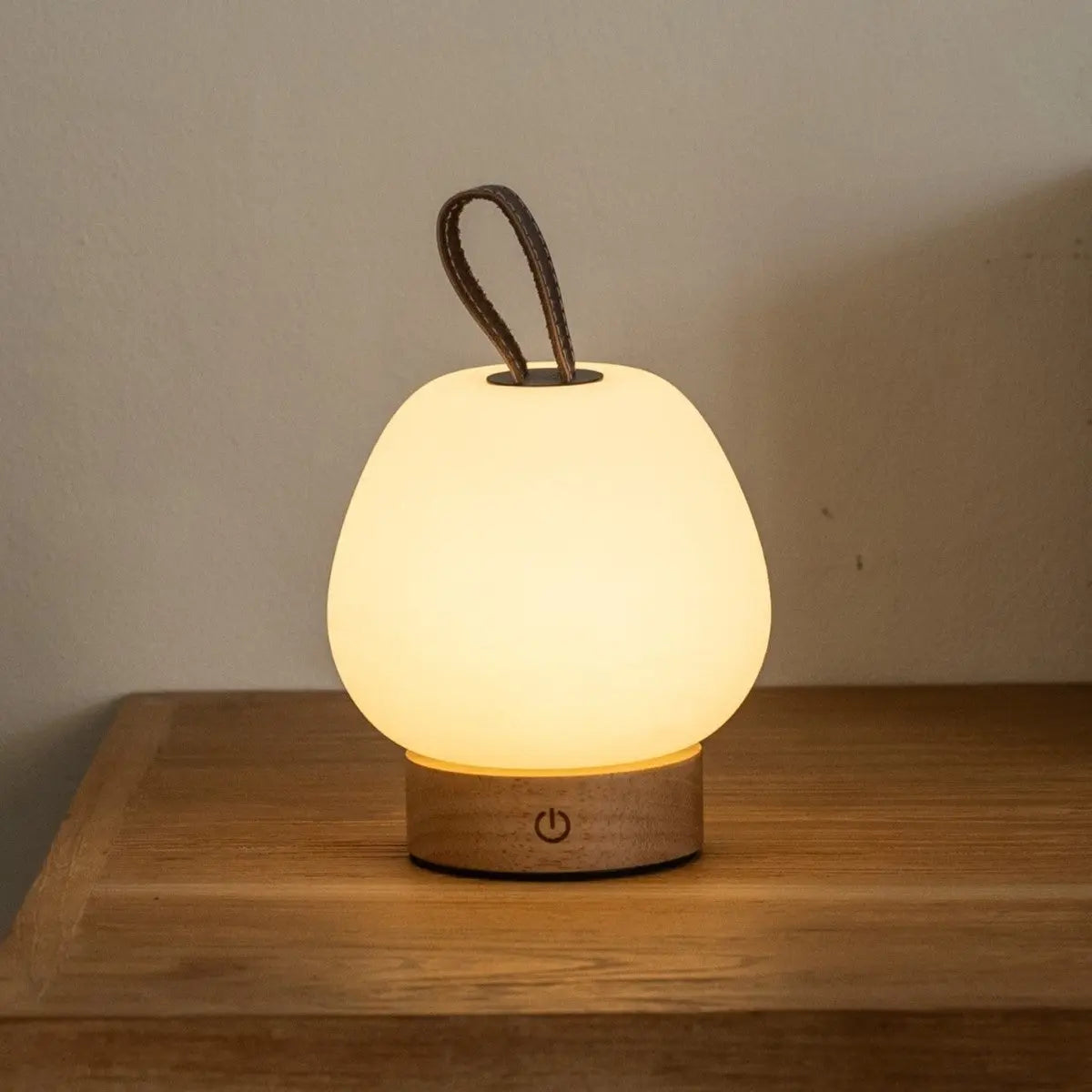 Cooper Light Brown Wooden Rechargeable Table Lamp – Cordless, Dimmable & Stylish-1