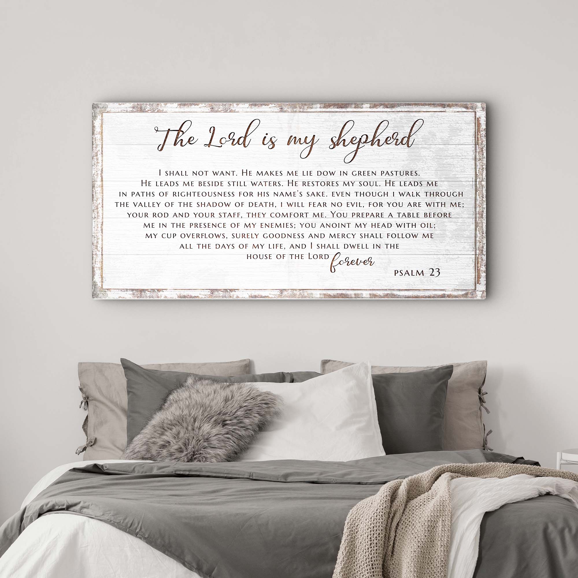 Psalm 23 - The Lord Is My Shepherd Sign III