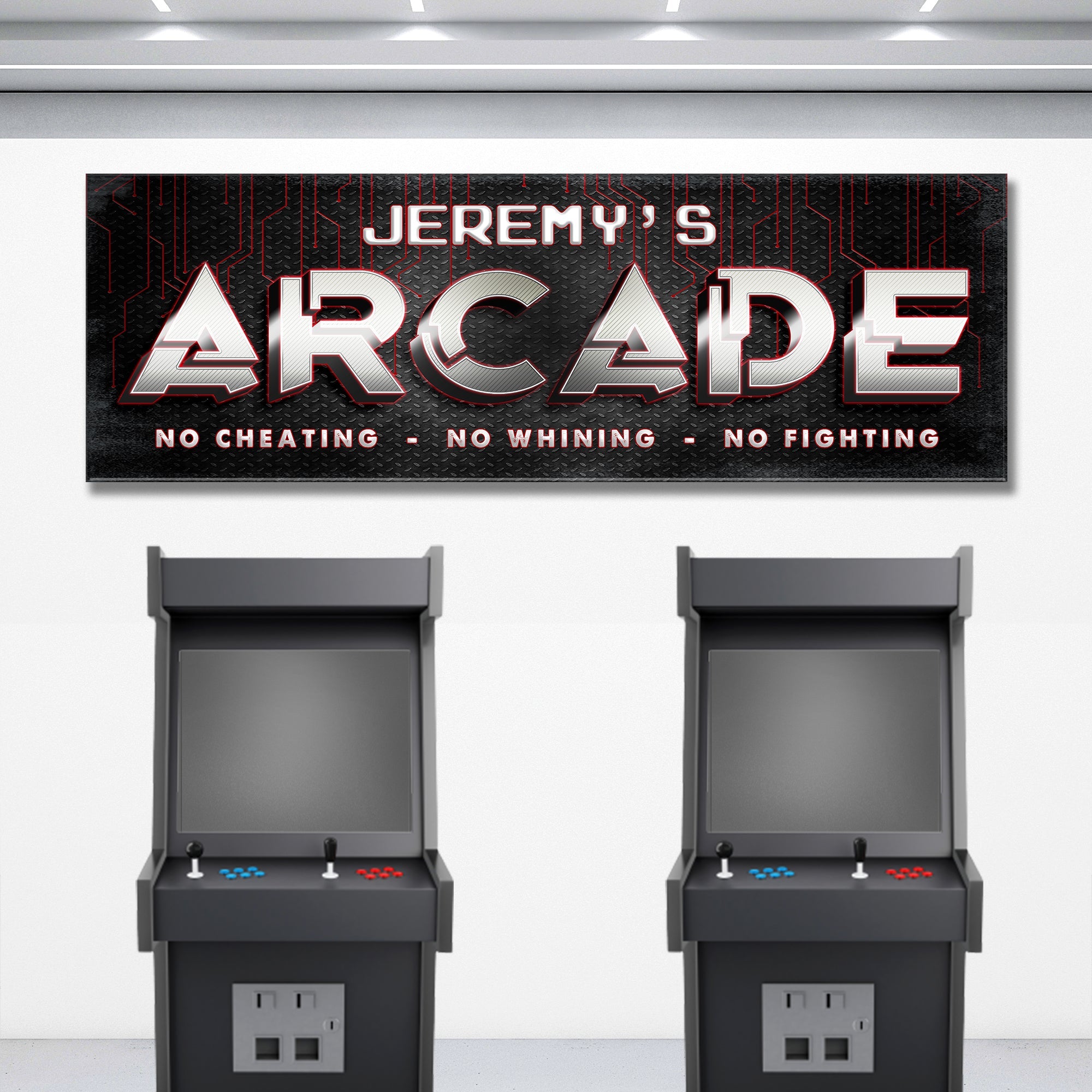 Arcade Family Sign