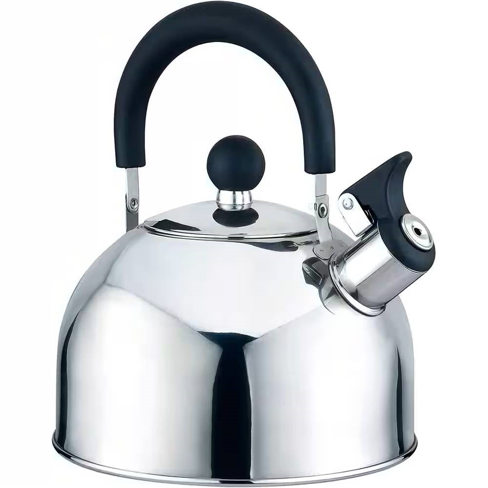 2.5 Quart Stainless Steel Whistling Teapot Kettle with Stay Cool Handle-0