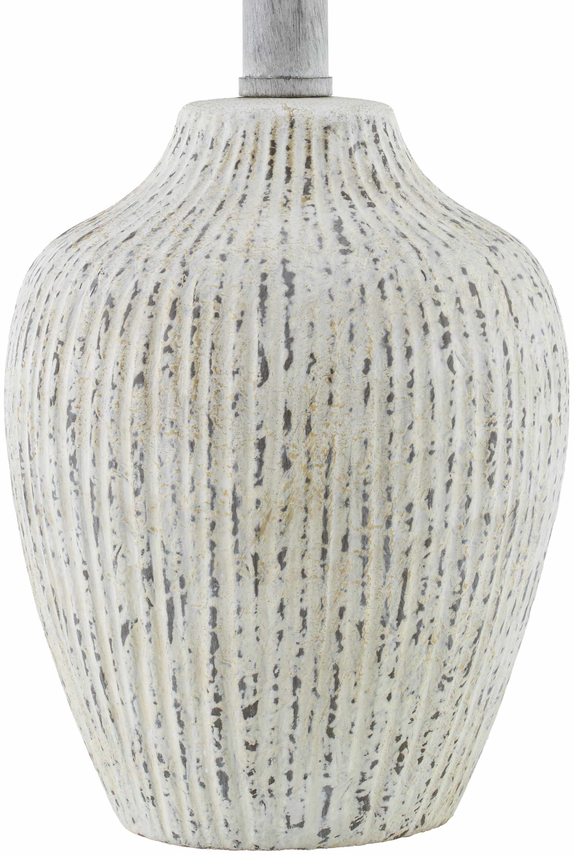 Turluianu Off White Ceramic Table Lamp-2