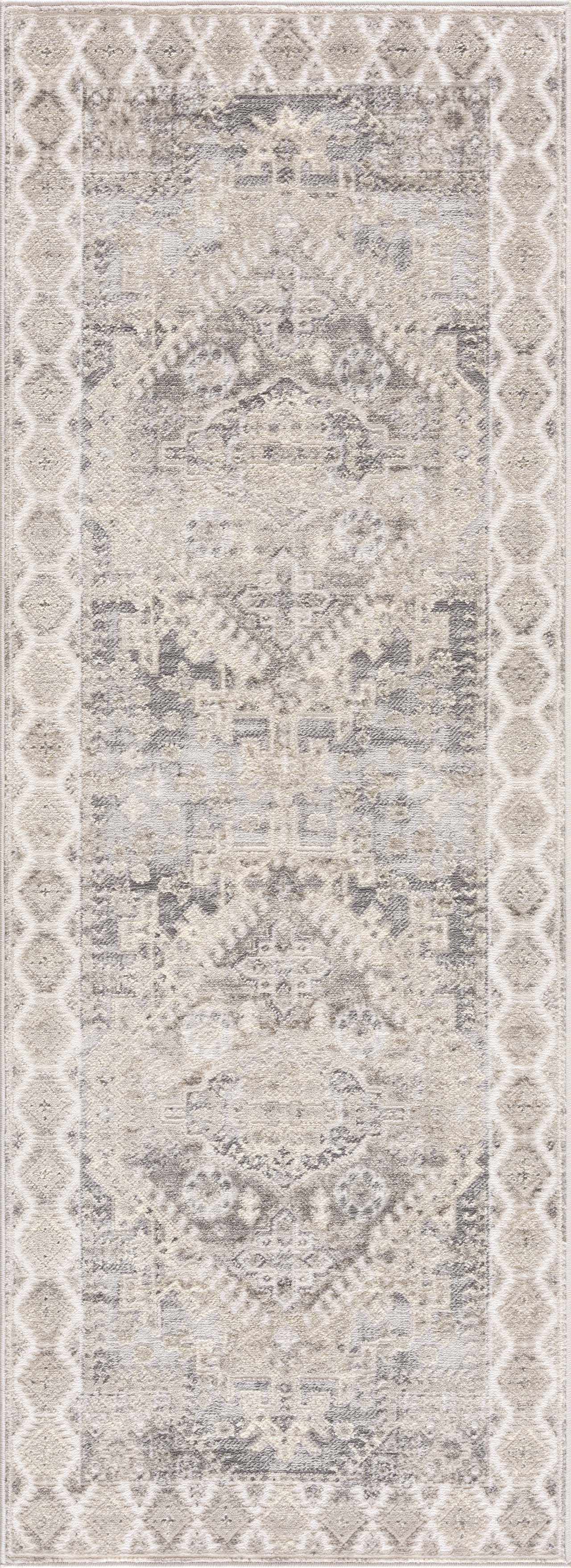 Brend Taupe Medallion Area Rug
