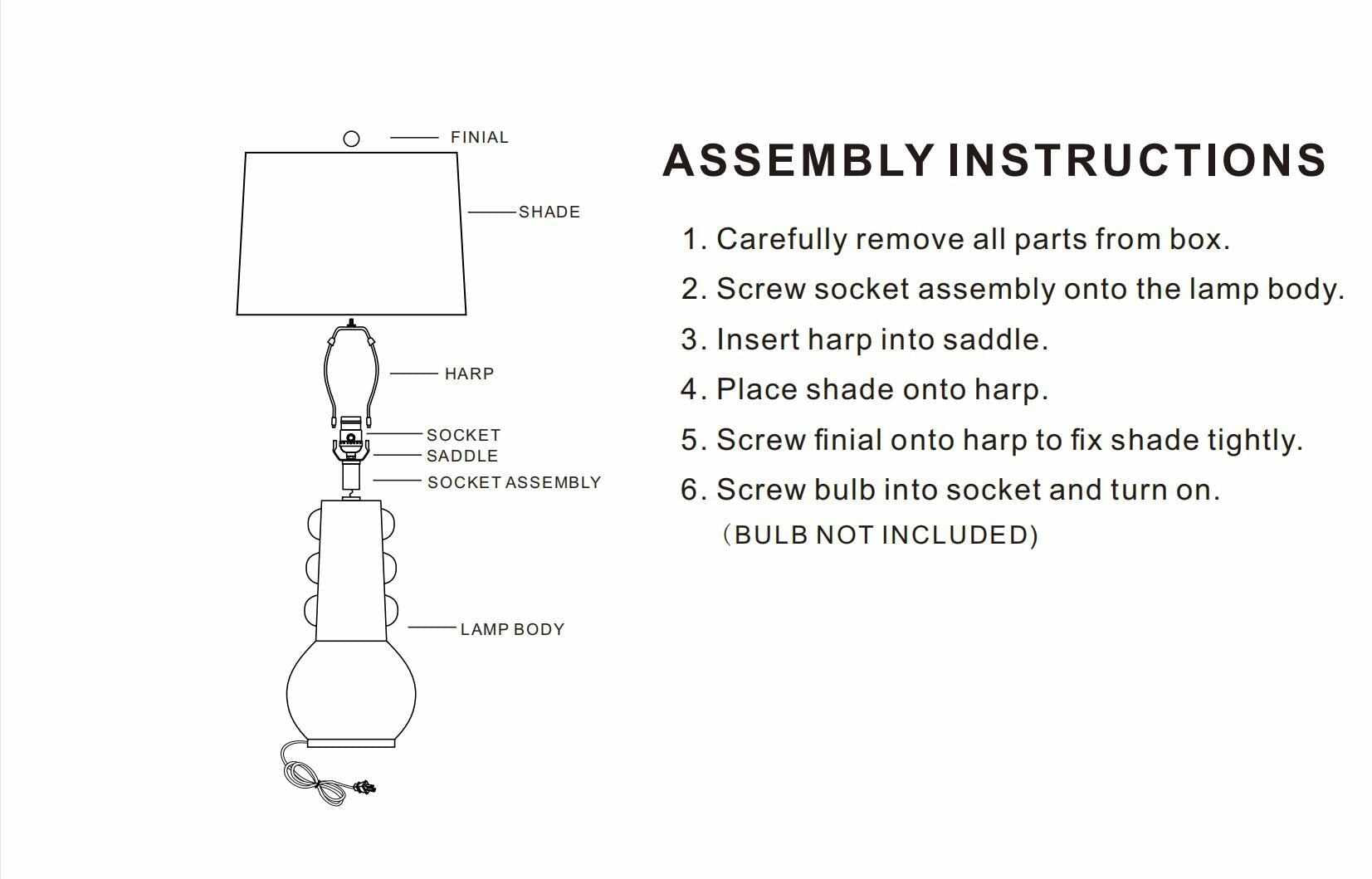 Tapachula Black Table Lamp-3