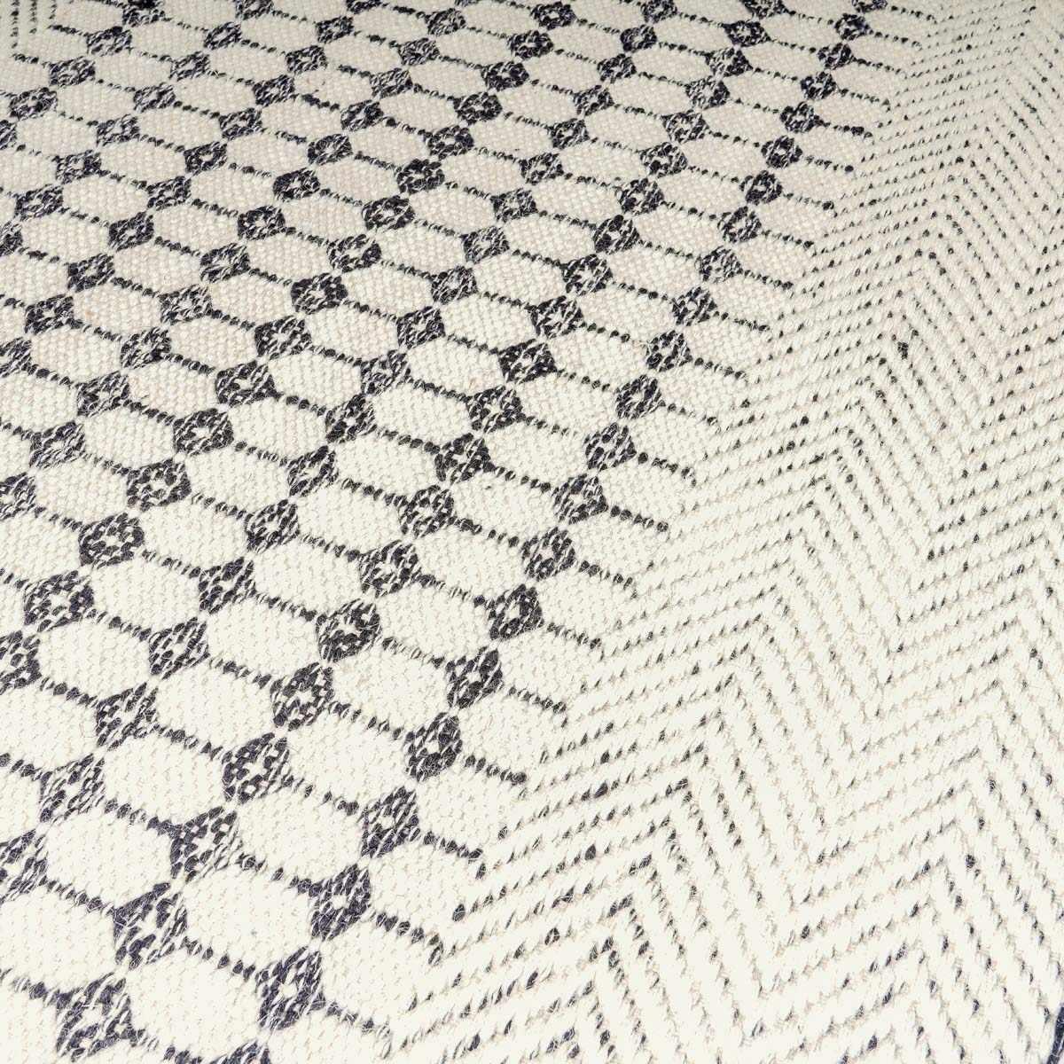 Tideswell Scandi Boho Wool Carpet - PRHOMZ