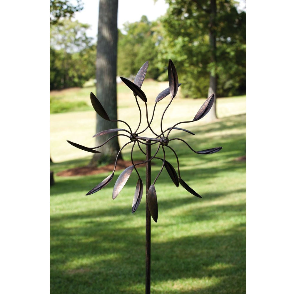 Spinning Metal Outdoor Garden Art Wind Spinner-0