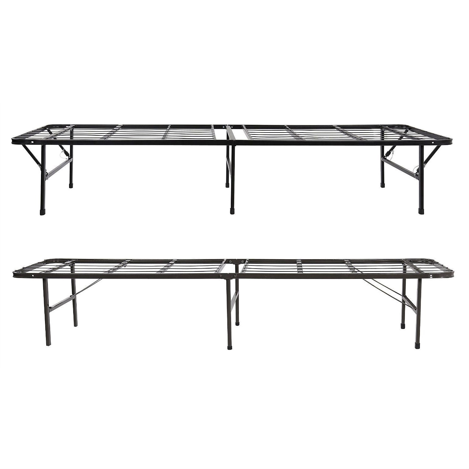 Twin size Black Metal Platform Bed Frame-3