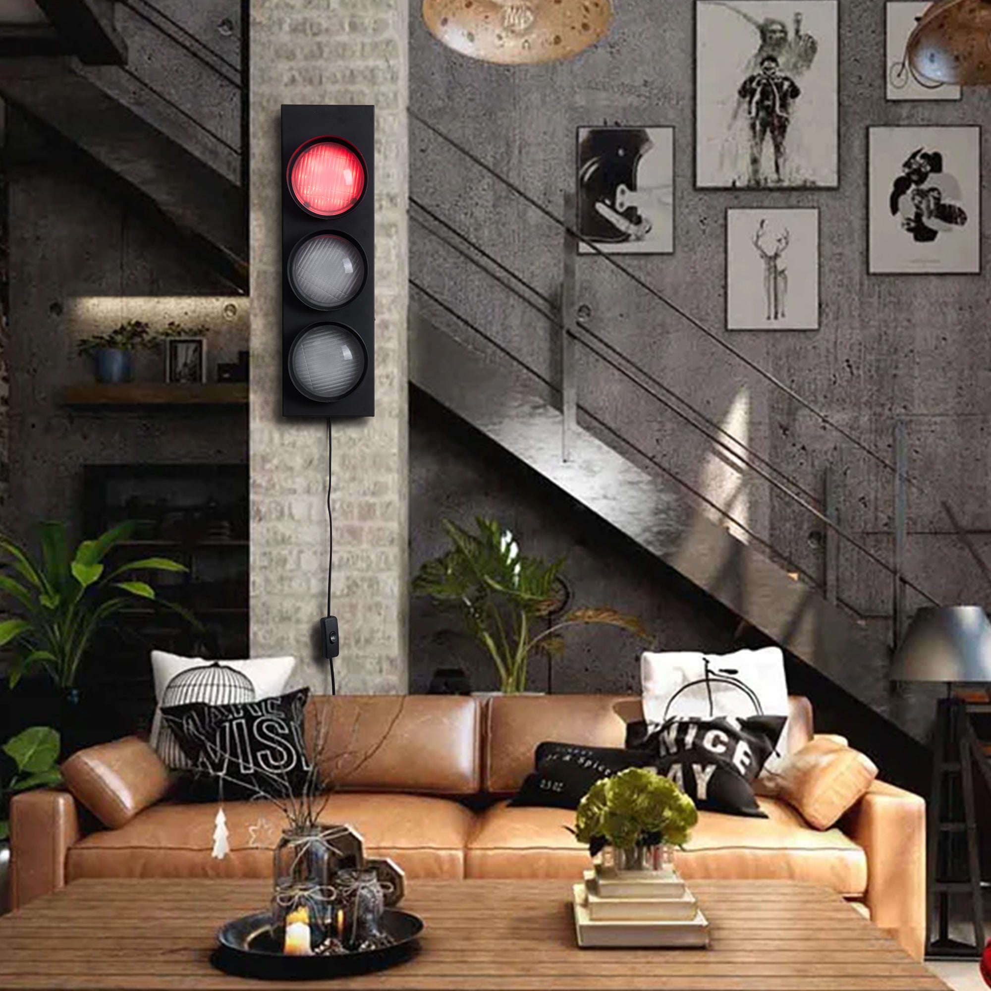 Traffic Light Decorative Wall Lamp