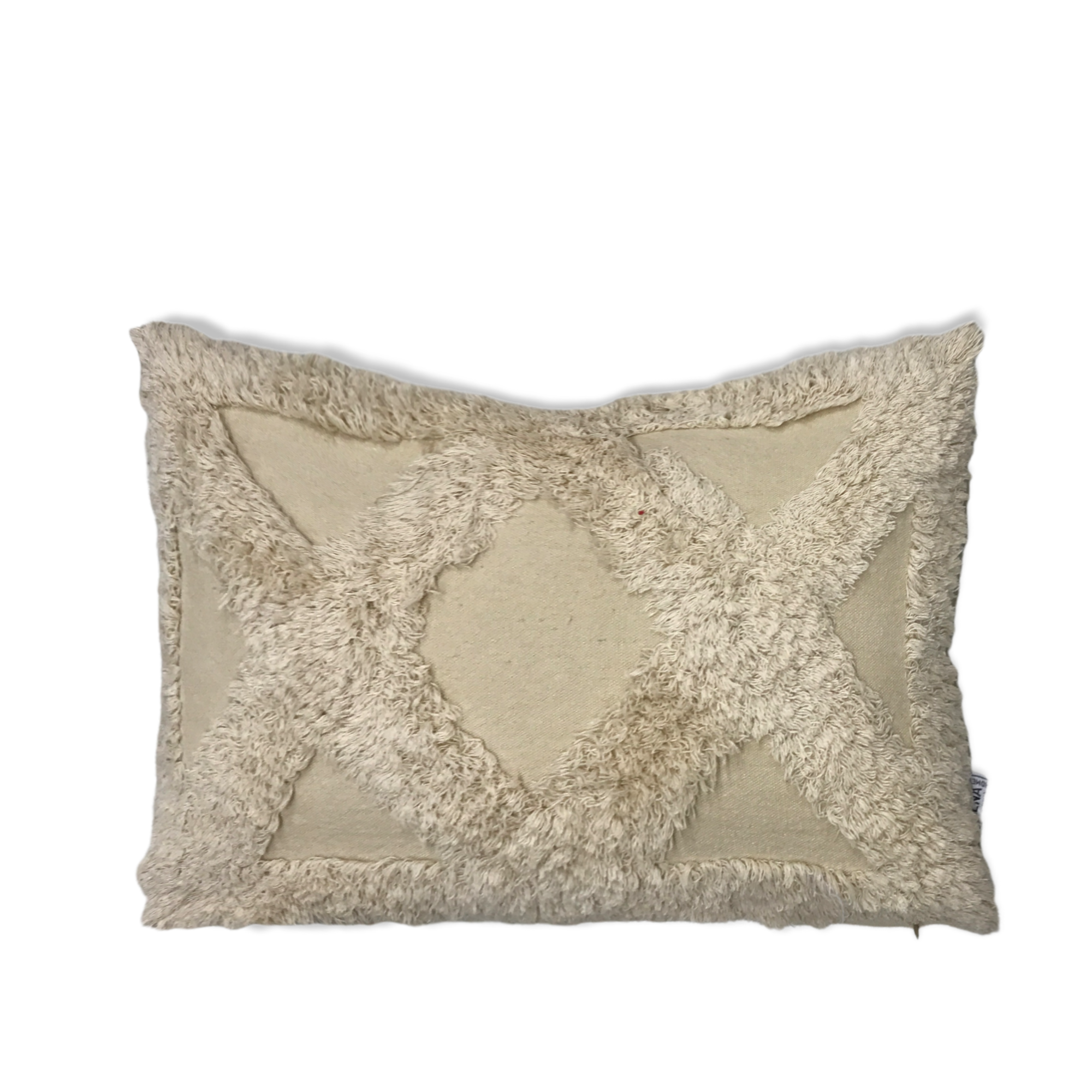 Stone Wash Trellis Pattern Pillow-9