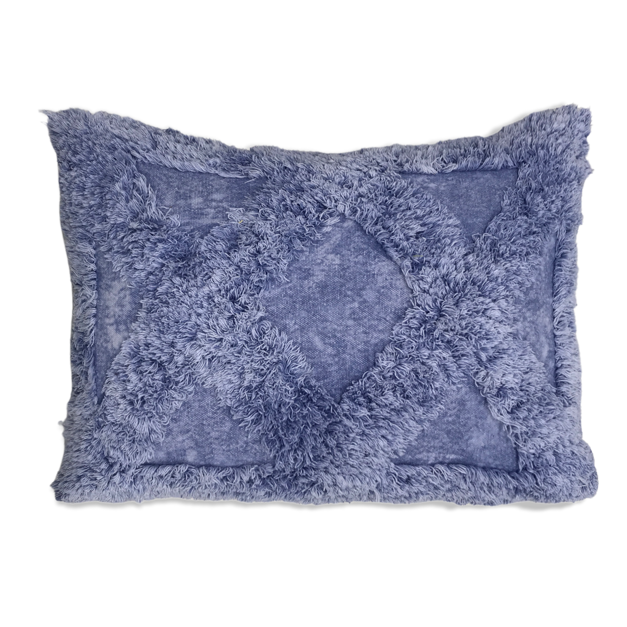 Stone Wash Trellis Pattern Pillow-10