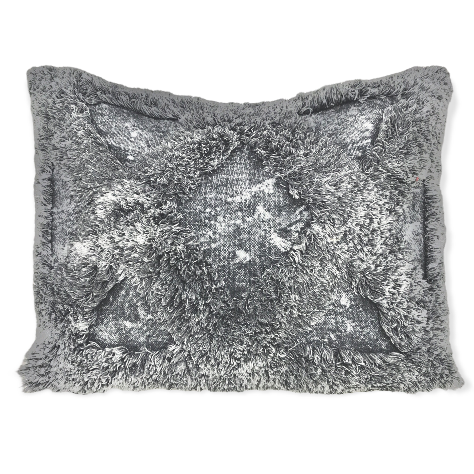 Stone Wash Trellis Pattern Pillow-12