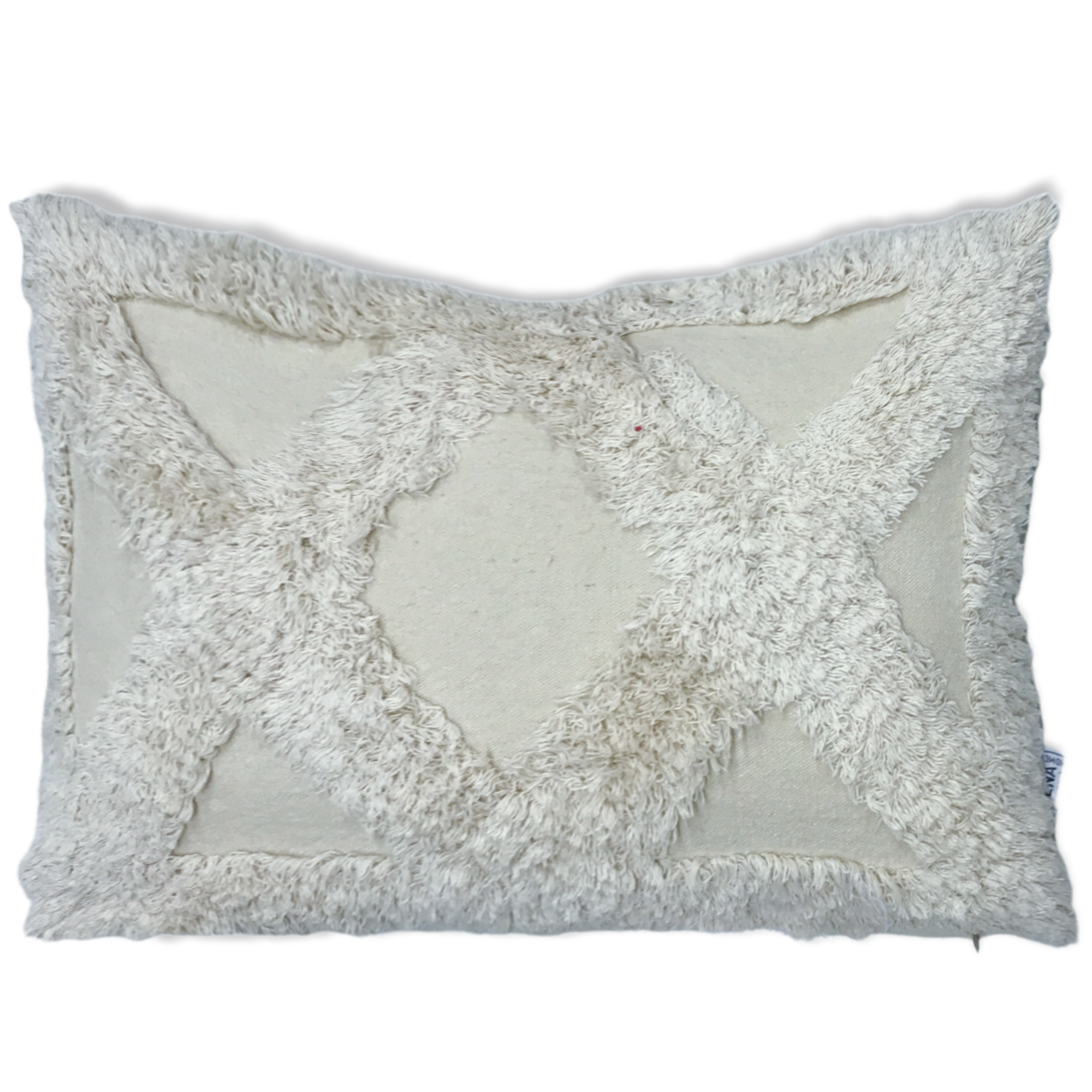 Stone Wash Trellis Pattern Pillow-13