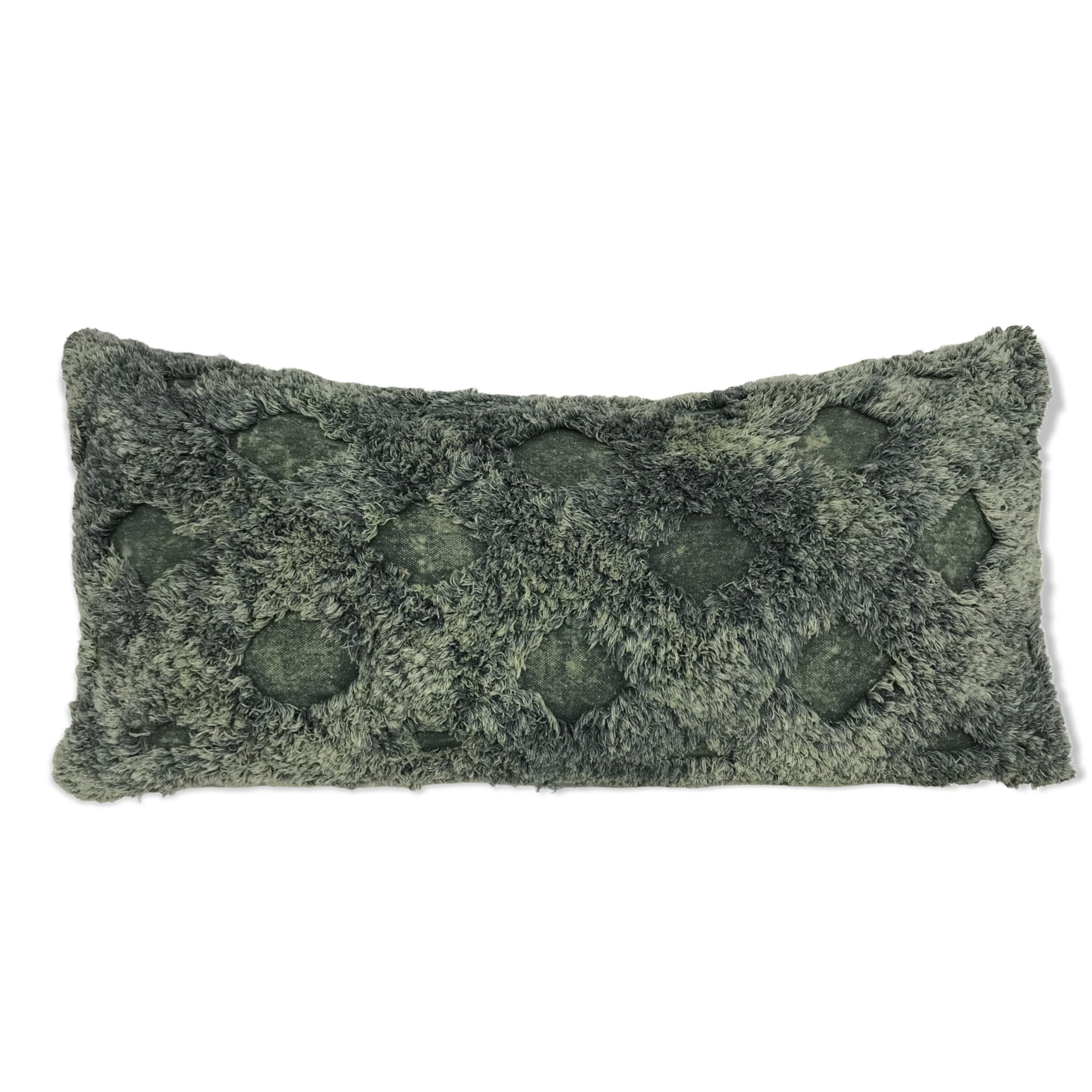 Stone Wash Trellis Pattern Pillow-19