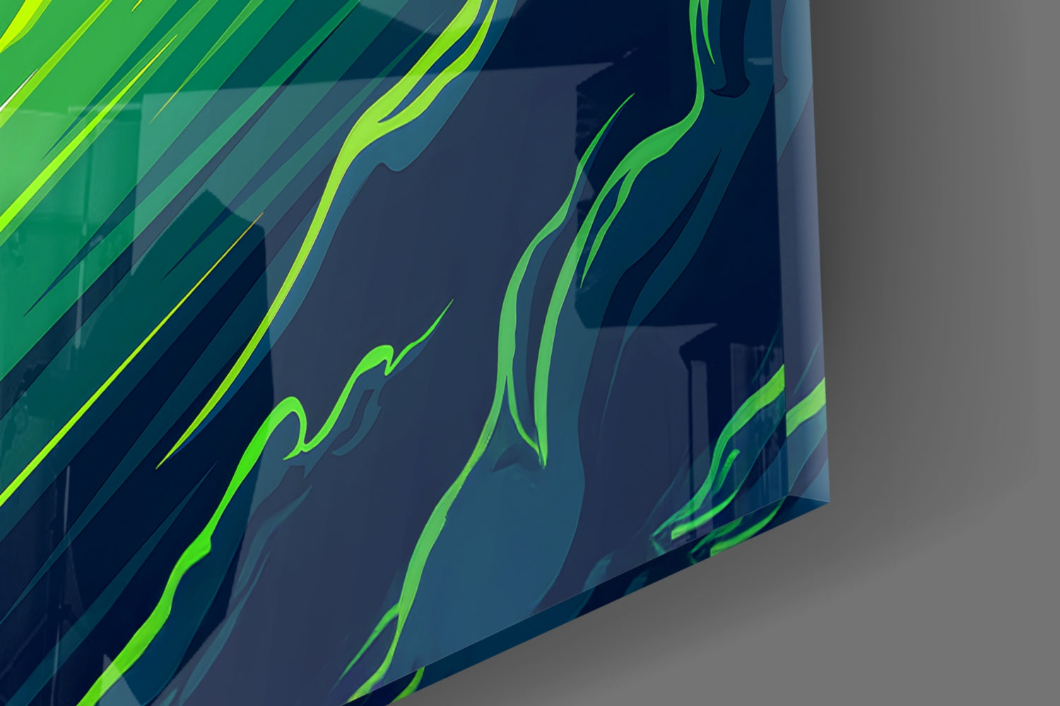 Roaring Mustang Glass Wall Art || Designer Collection