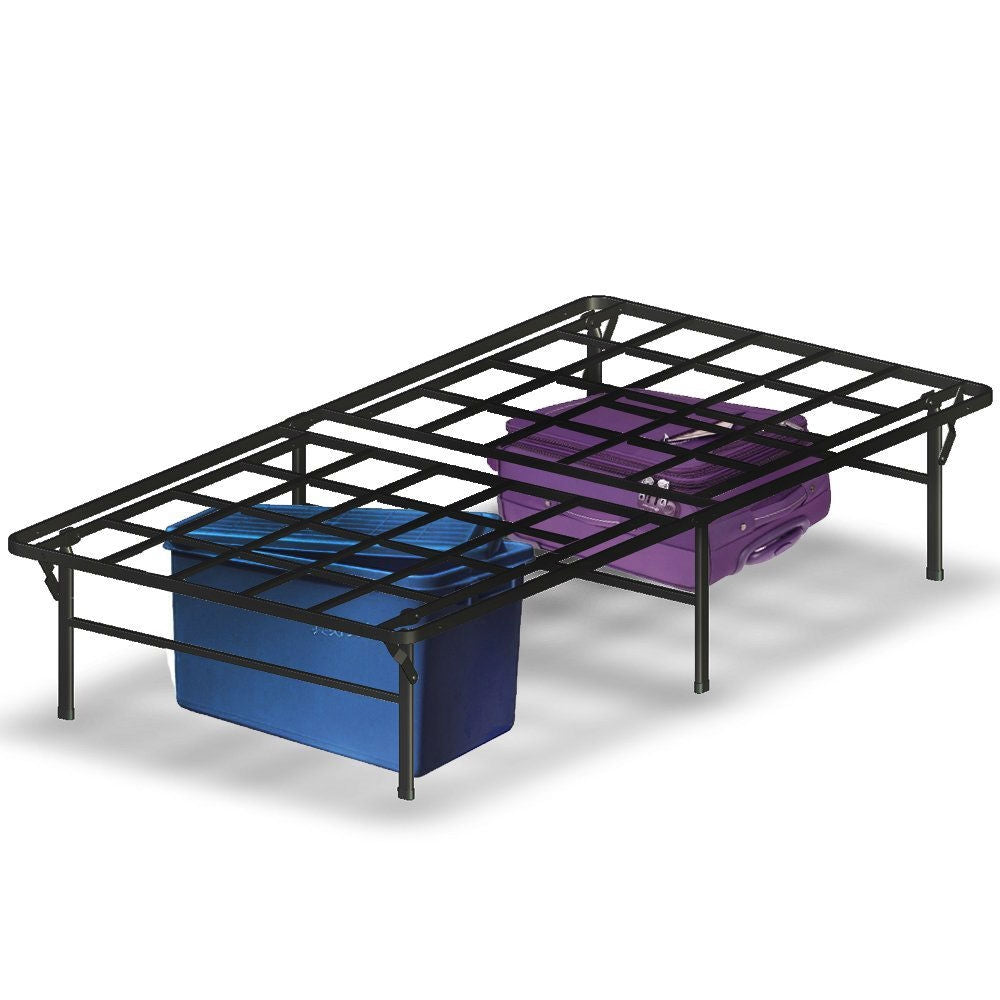 Twin XL Heavy Duty Foldable Metal Platform Bed Frame-1