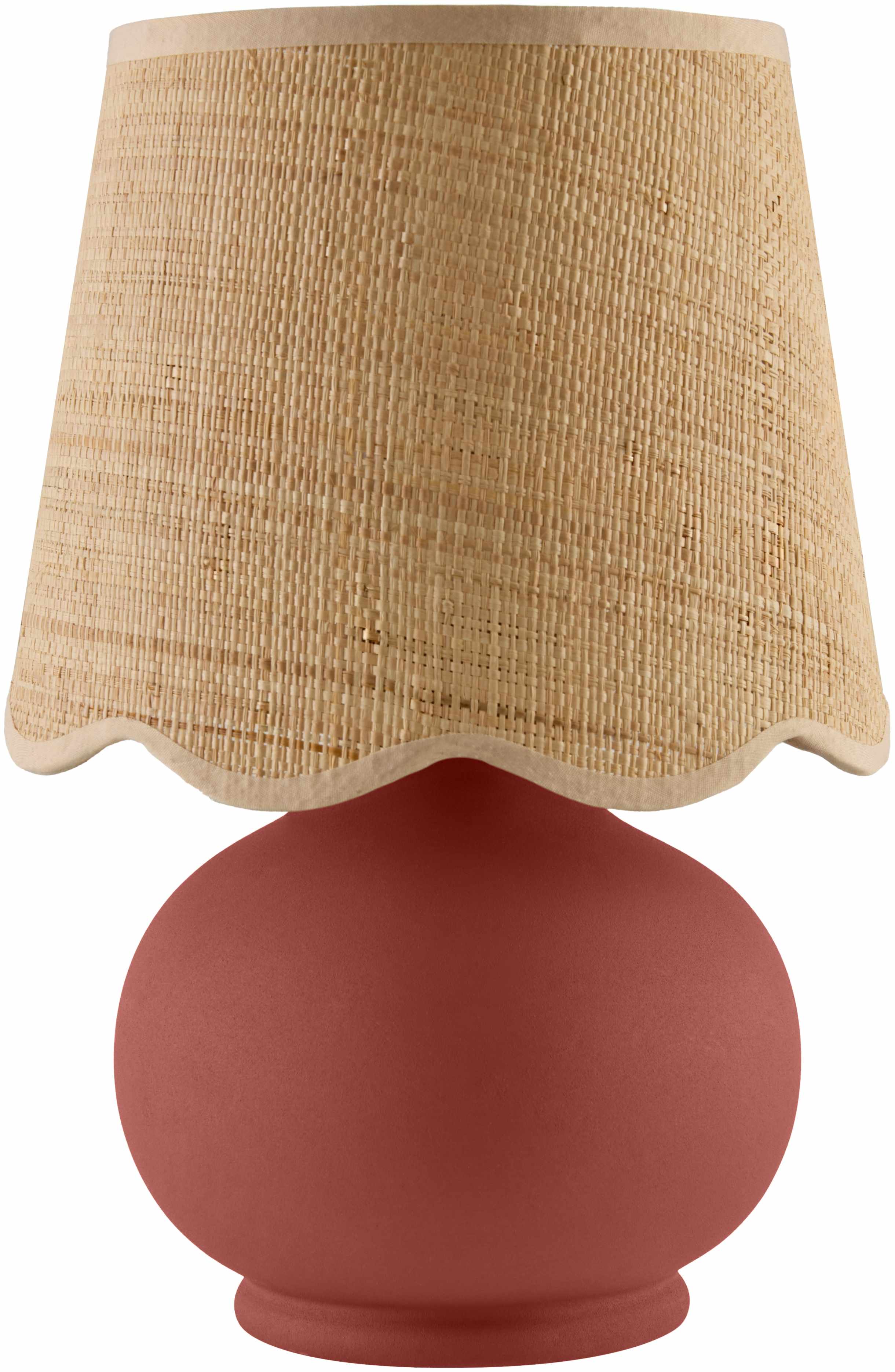 Theisseil Brick Red Table Lamp-1
