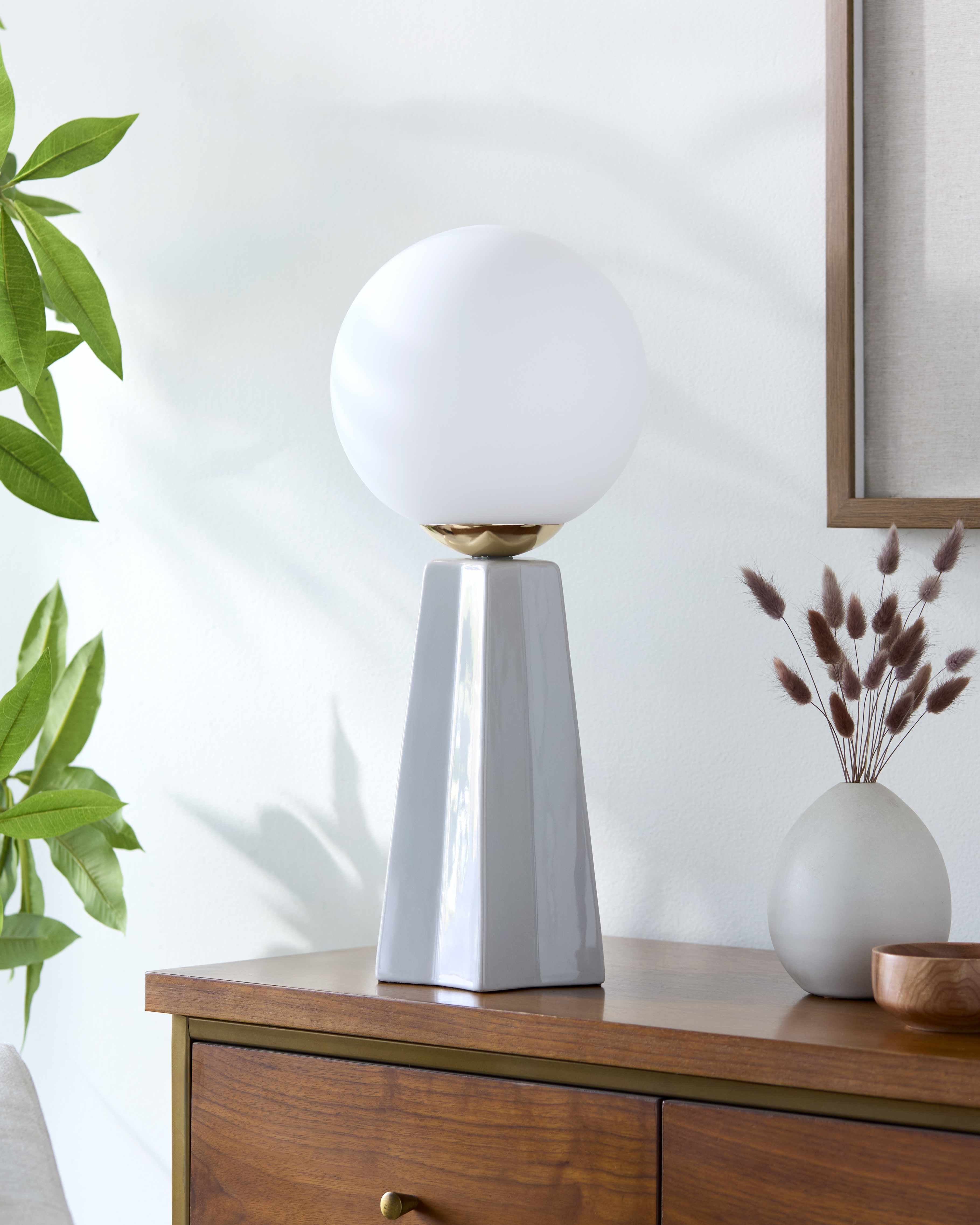 Tayeeglow Gray Table Lamp-4