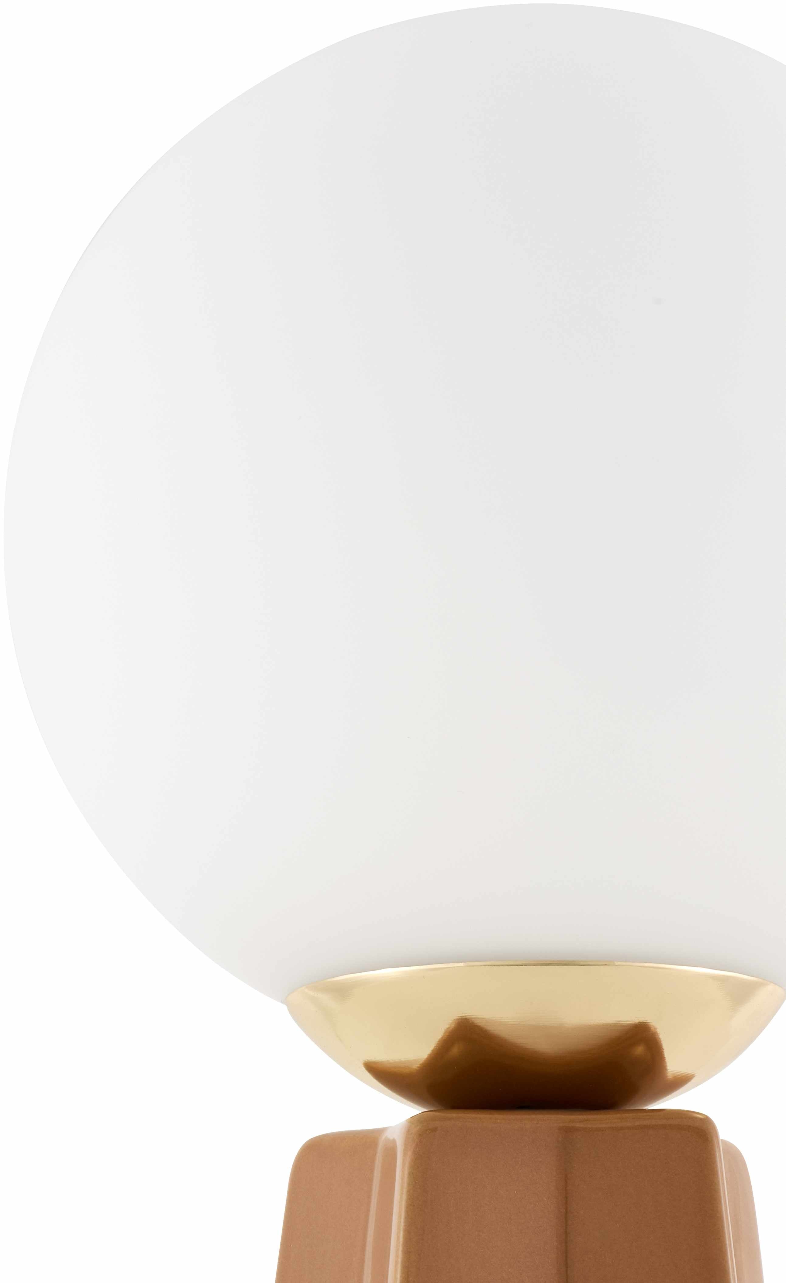 Tayeeglow Brick Red Table Lamp-4