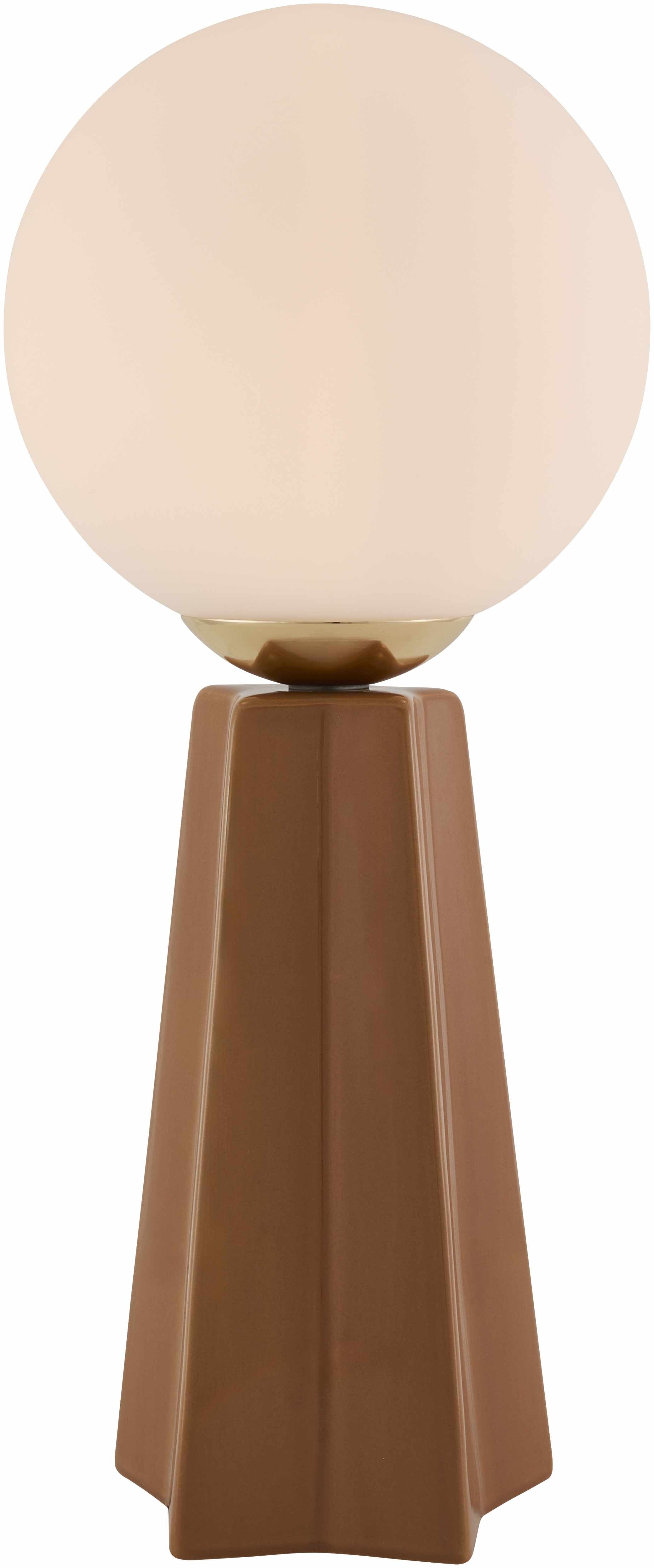 Tayeeglow Brick Red Table Lamp-2