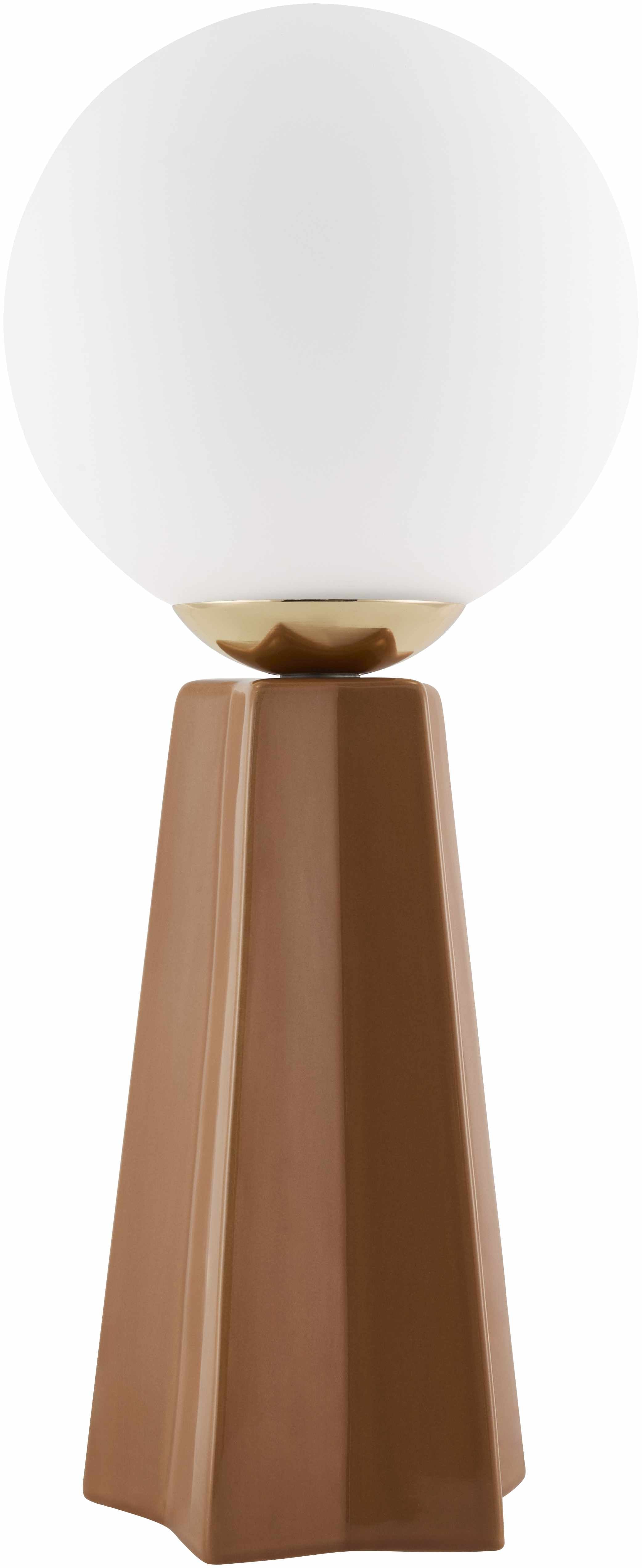 Tayeeglow Brick Red Table Lamp-1