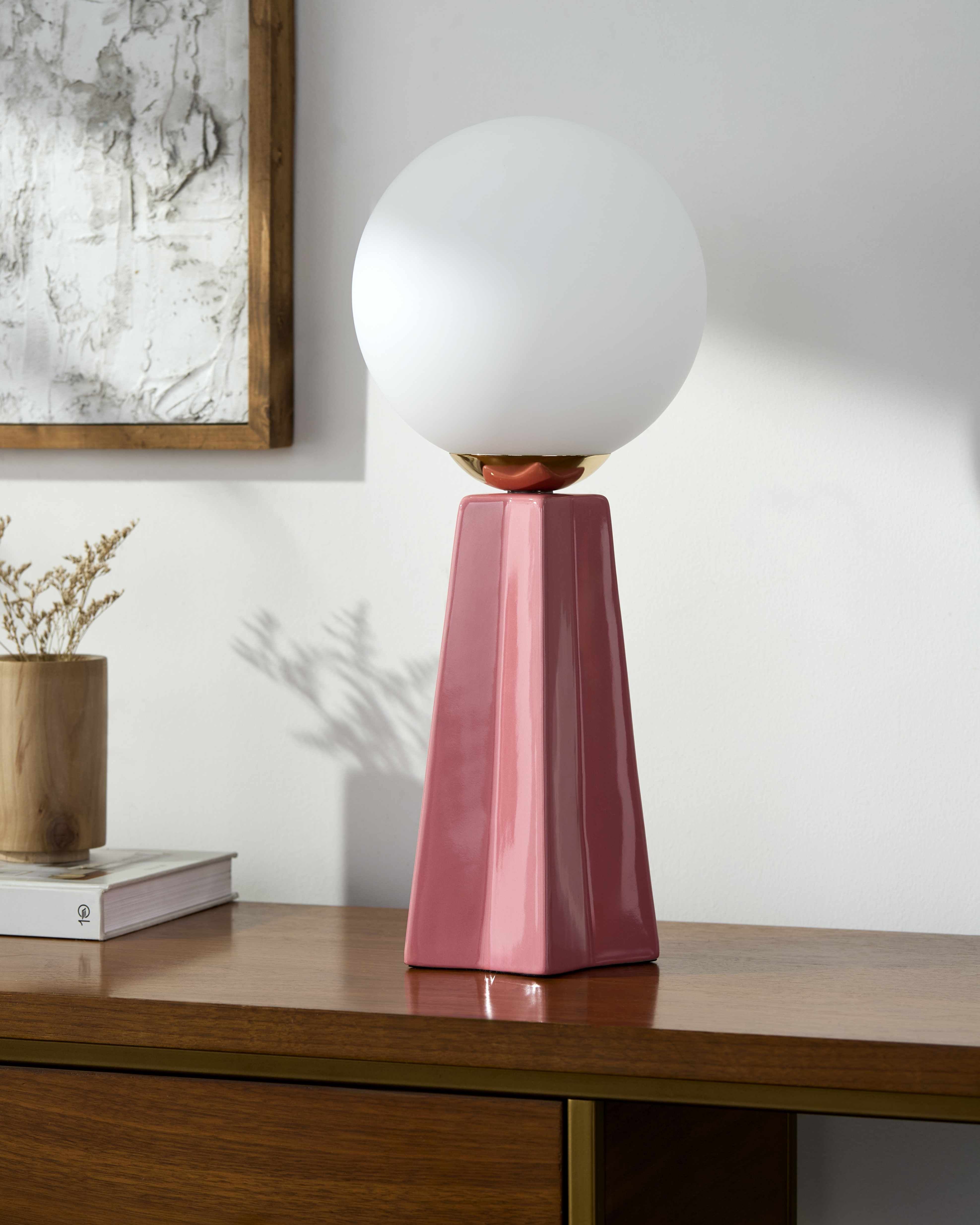 Tayeeglow Pink Table Lamp-0