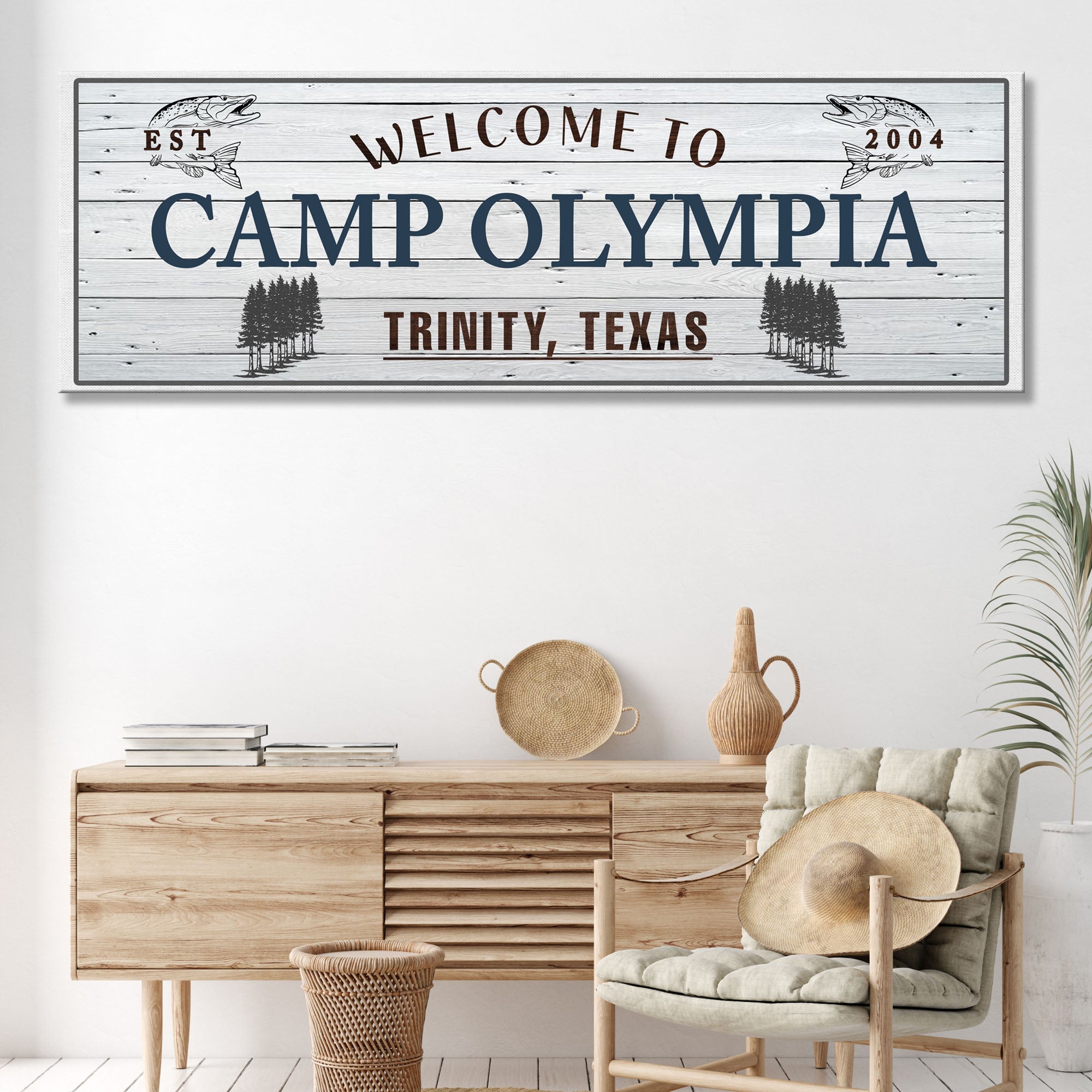 Welcome To Camp Sign