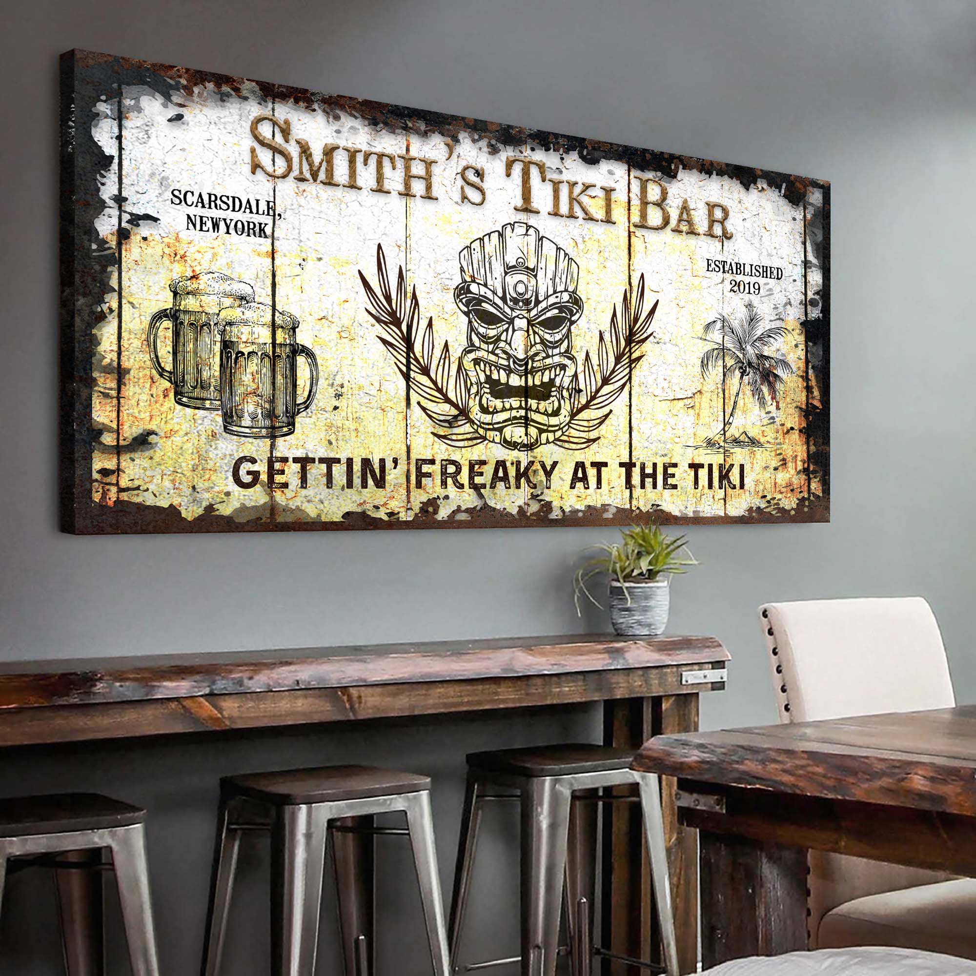 Tiki Bar Sign II