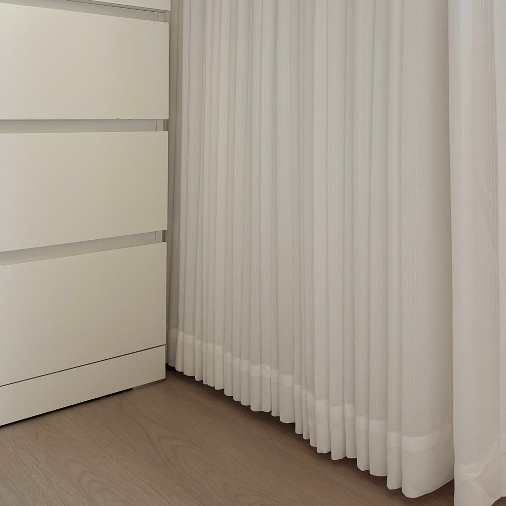 Tate Cotton Soft Semi Sheer Curtains