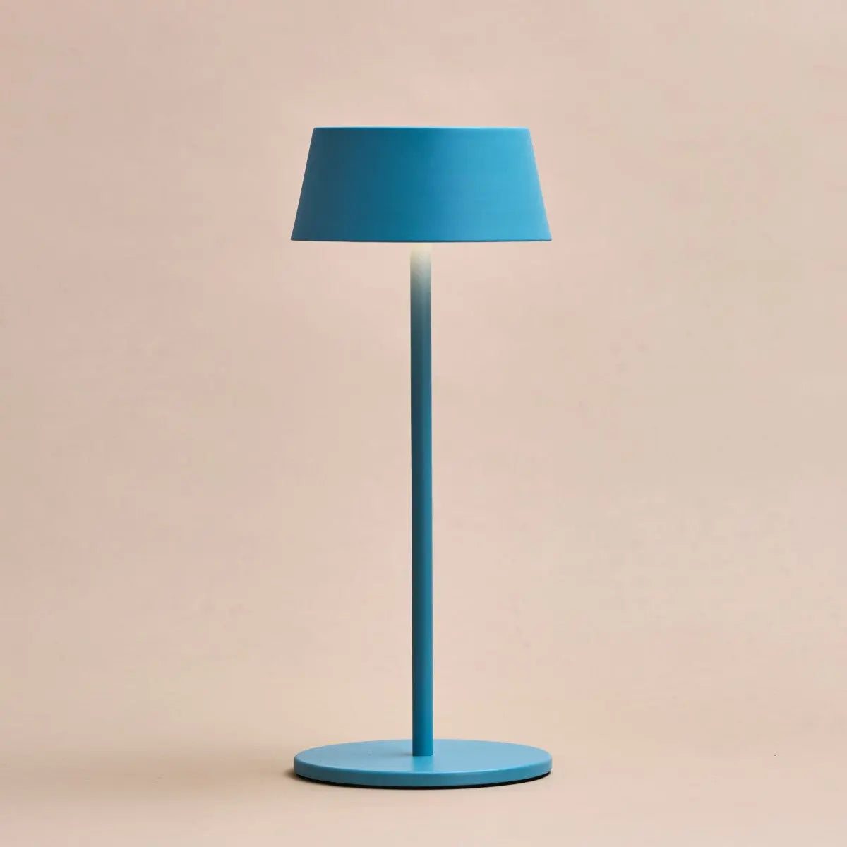 Hugo Amsterdams Blue Rechargeable Iron Table Lamp - Dimmable, Stylish & Cordless-4